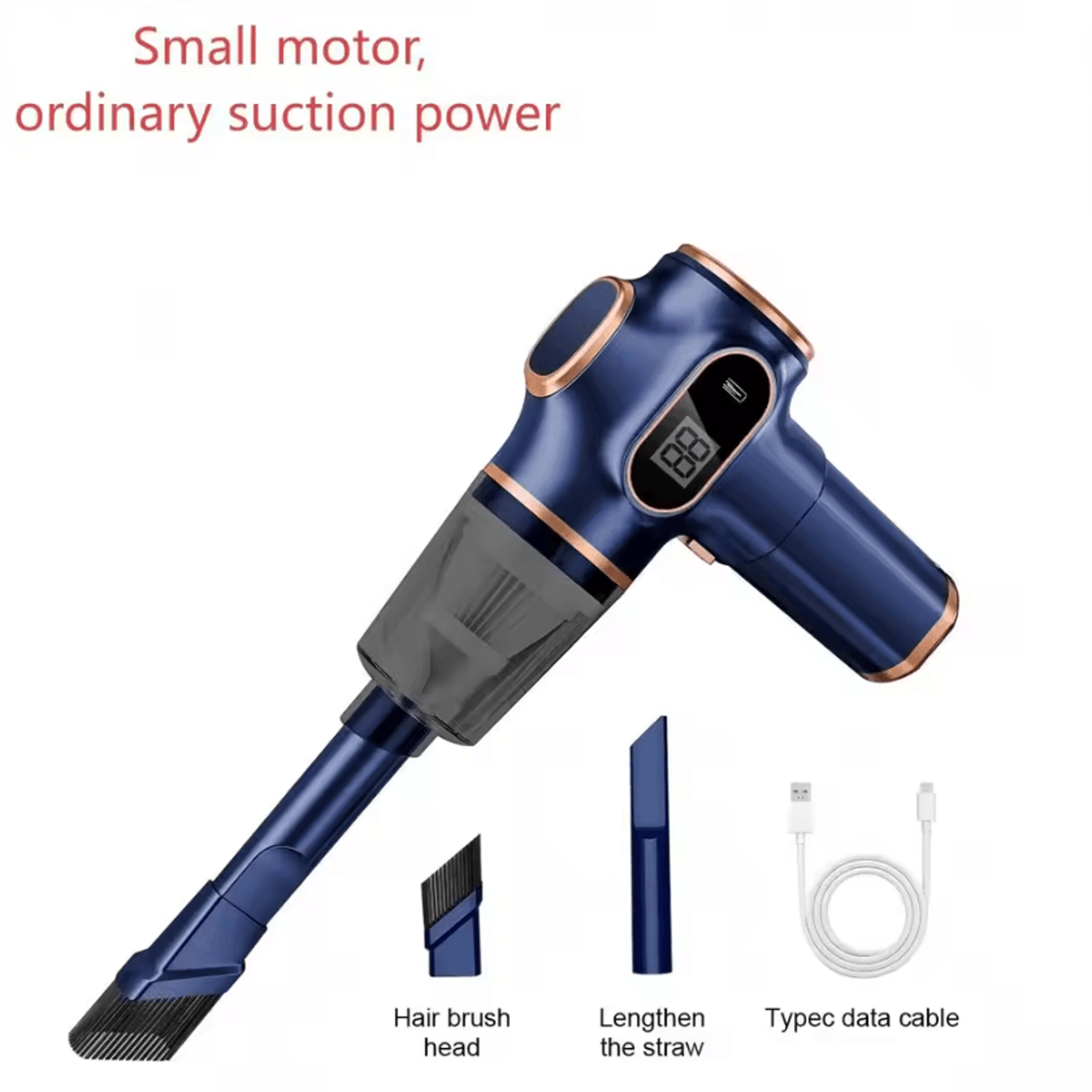Ultra Portable HighPower Cordless Car Vacuum Cleaner  MultiSurface Handheld For Home  Pet Hair 3