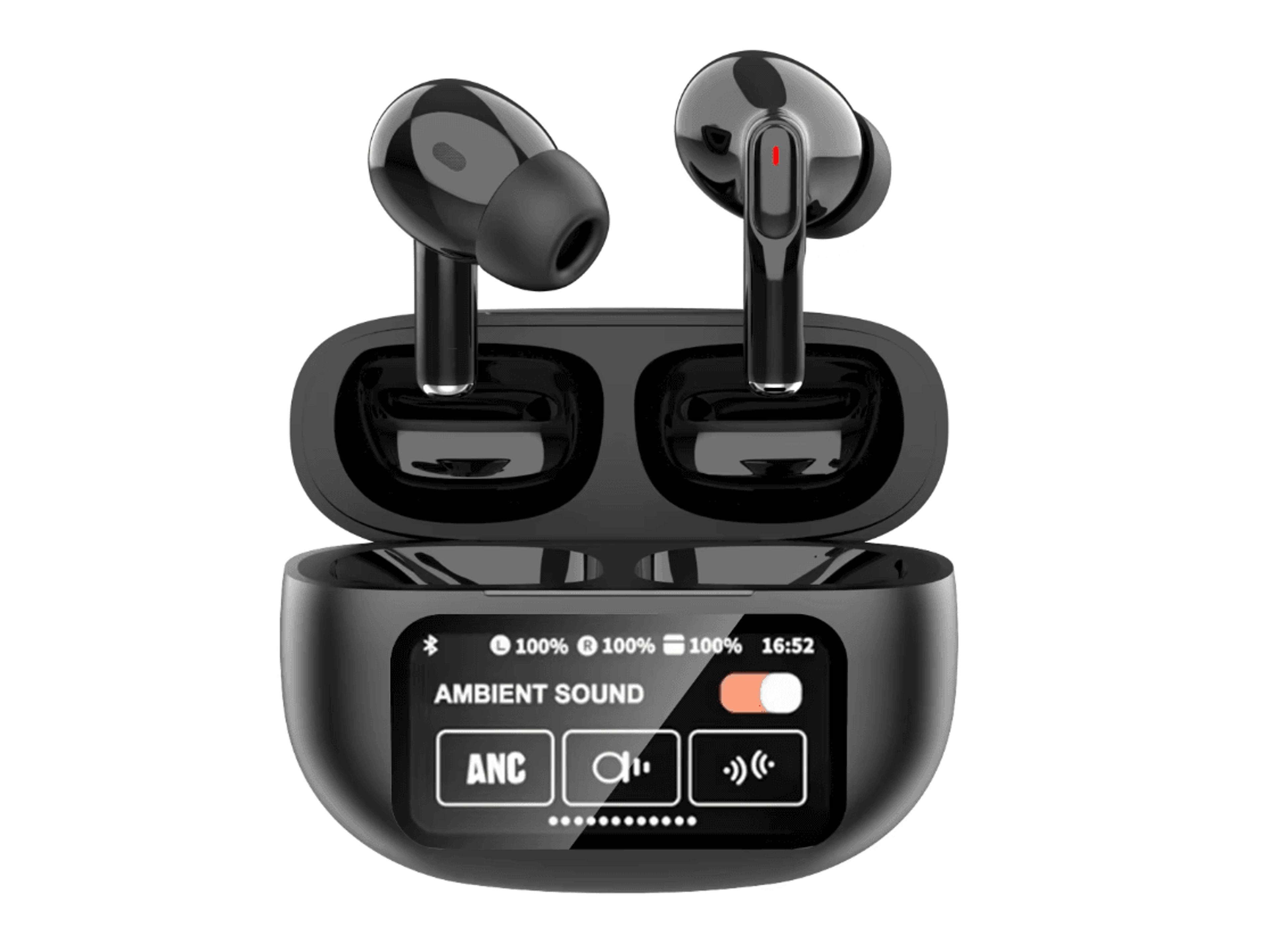A9Plus Pro ANC Wireless TWS Earbuds With LED Touch Screen  BT54 0