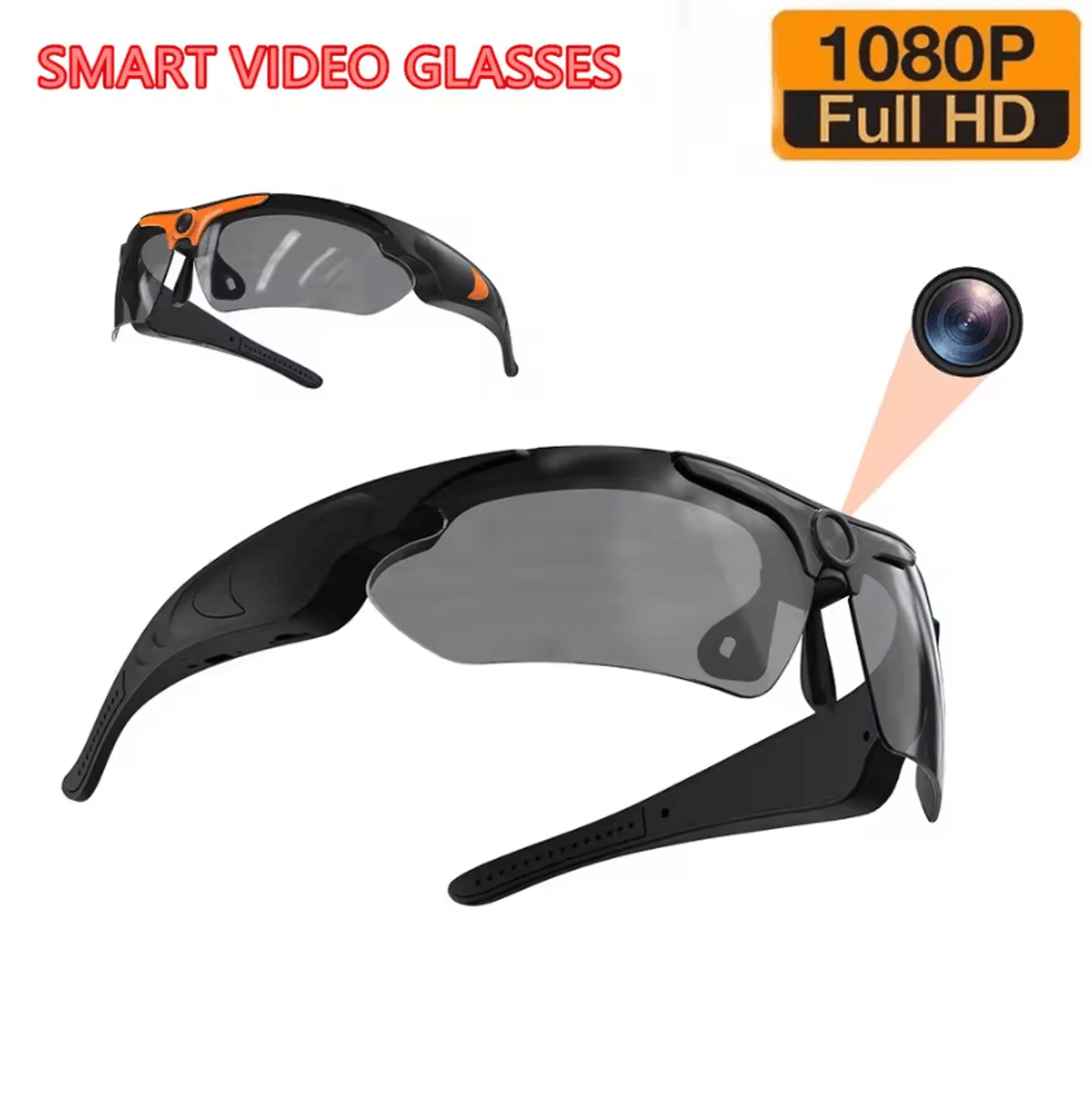VisionCam Pro 1080P Camera Sunglasses With Polarized Lens  HandsFree Recording 1