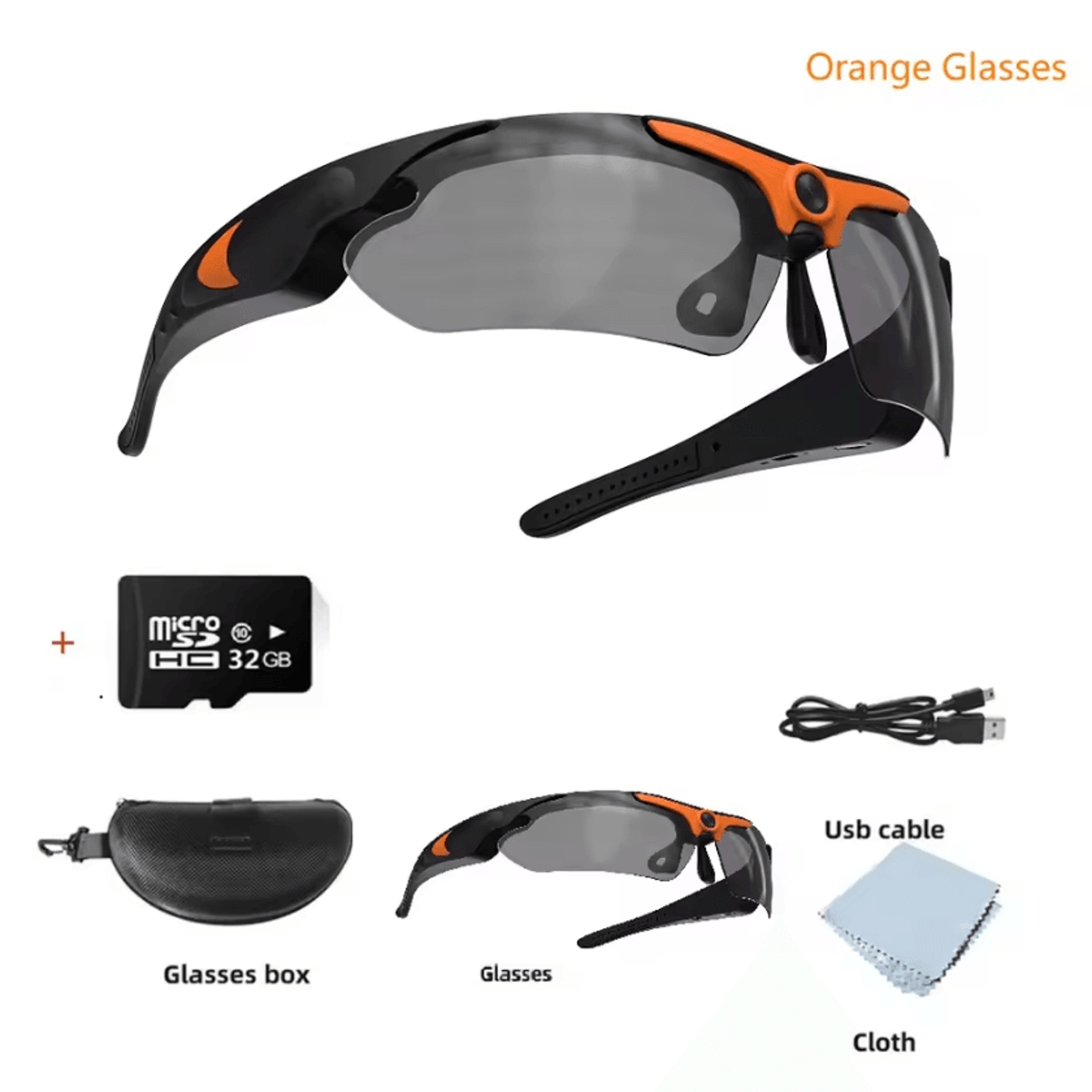 VisionCam Pro 1080P Camera Sunglasses With Polarized Lens  HandsFree Recording 4