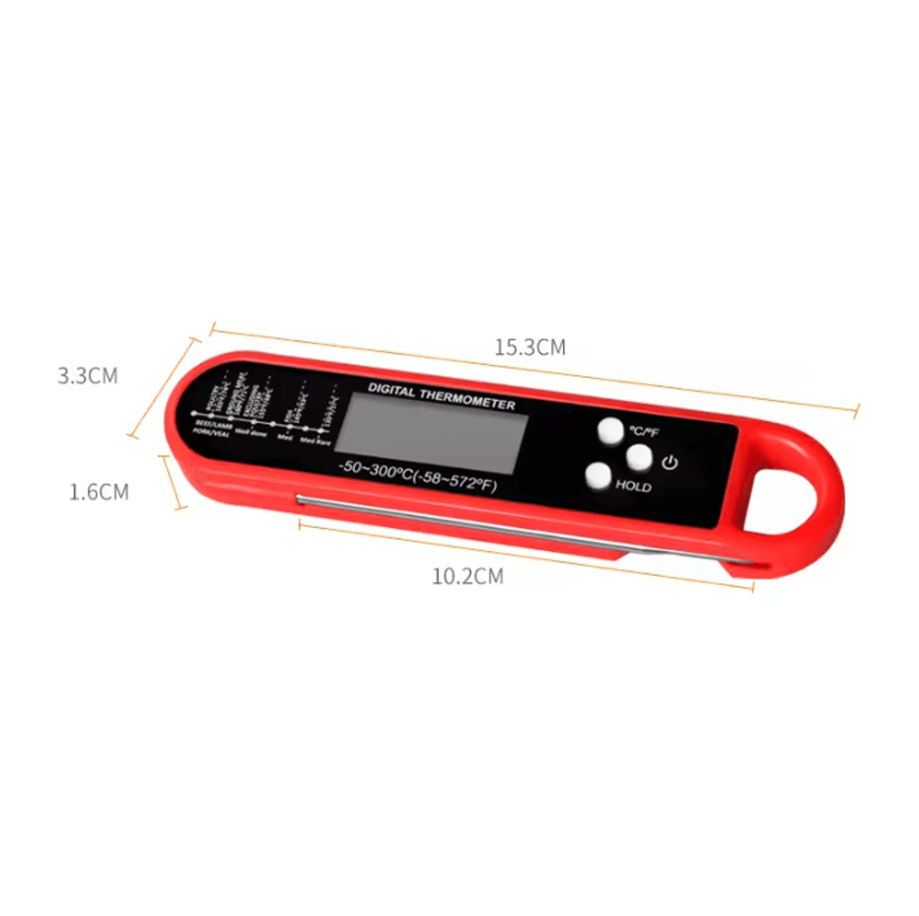 Precision Instant Read Digital Meat Thermometer For BBQ  Kitchen Cooking 1