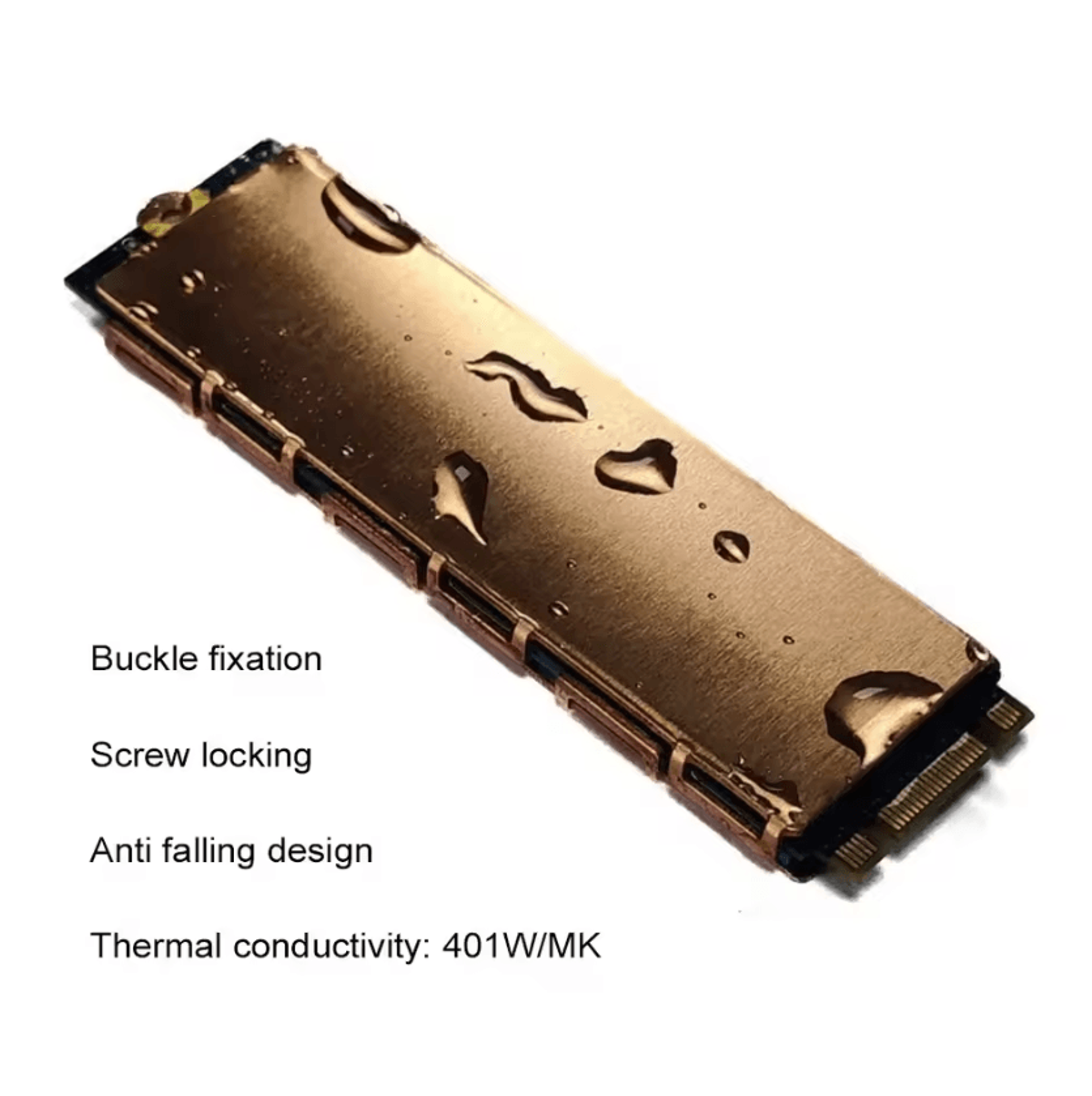 aluminum m.2 ssd heatsink with thermal pad high-efficiency nvme cooling radiator