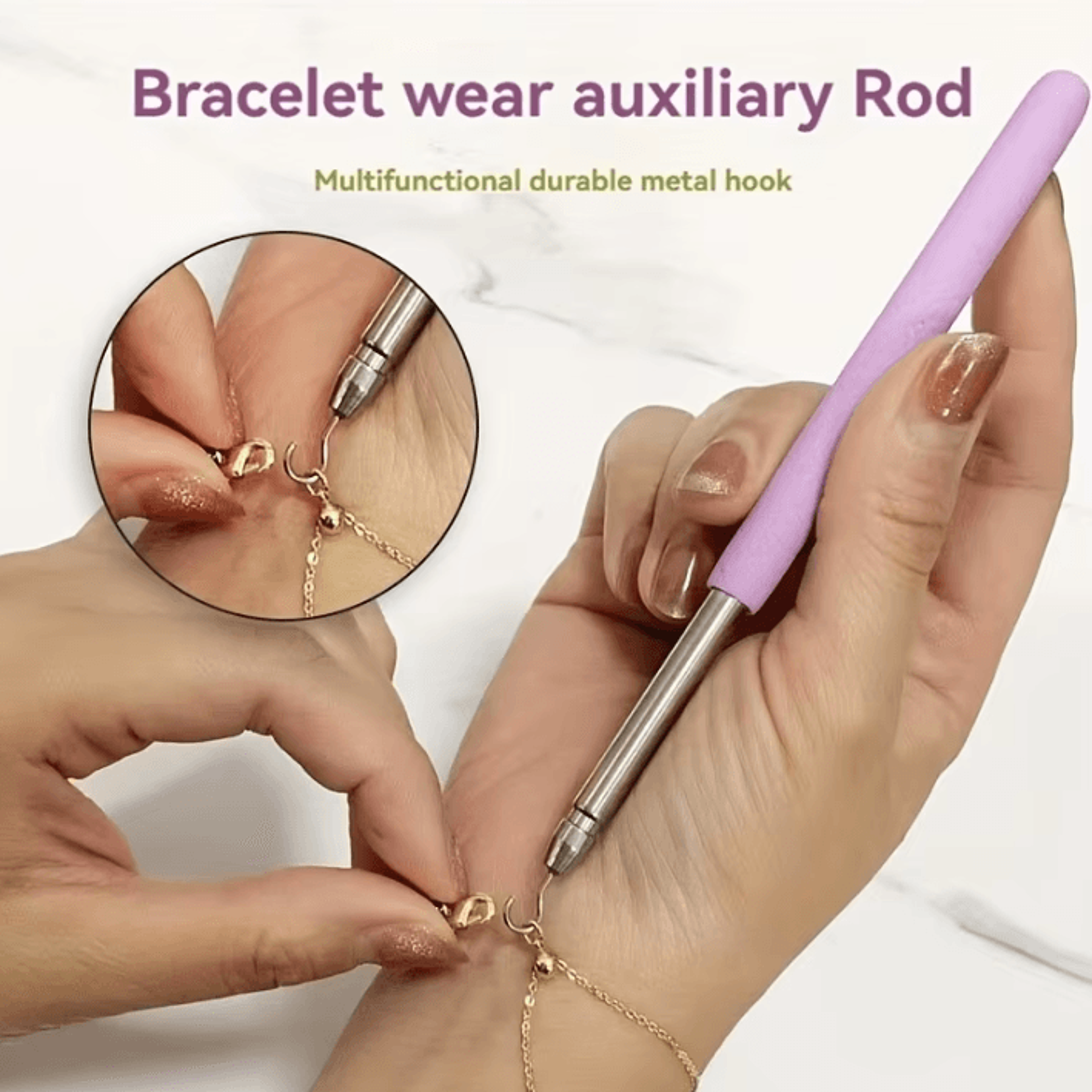 easygrip bracelet helper tool portable jewelry clasp helper fastening aid for necklaces & watches