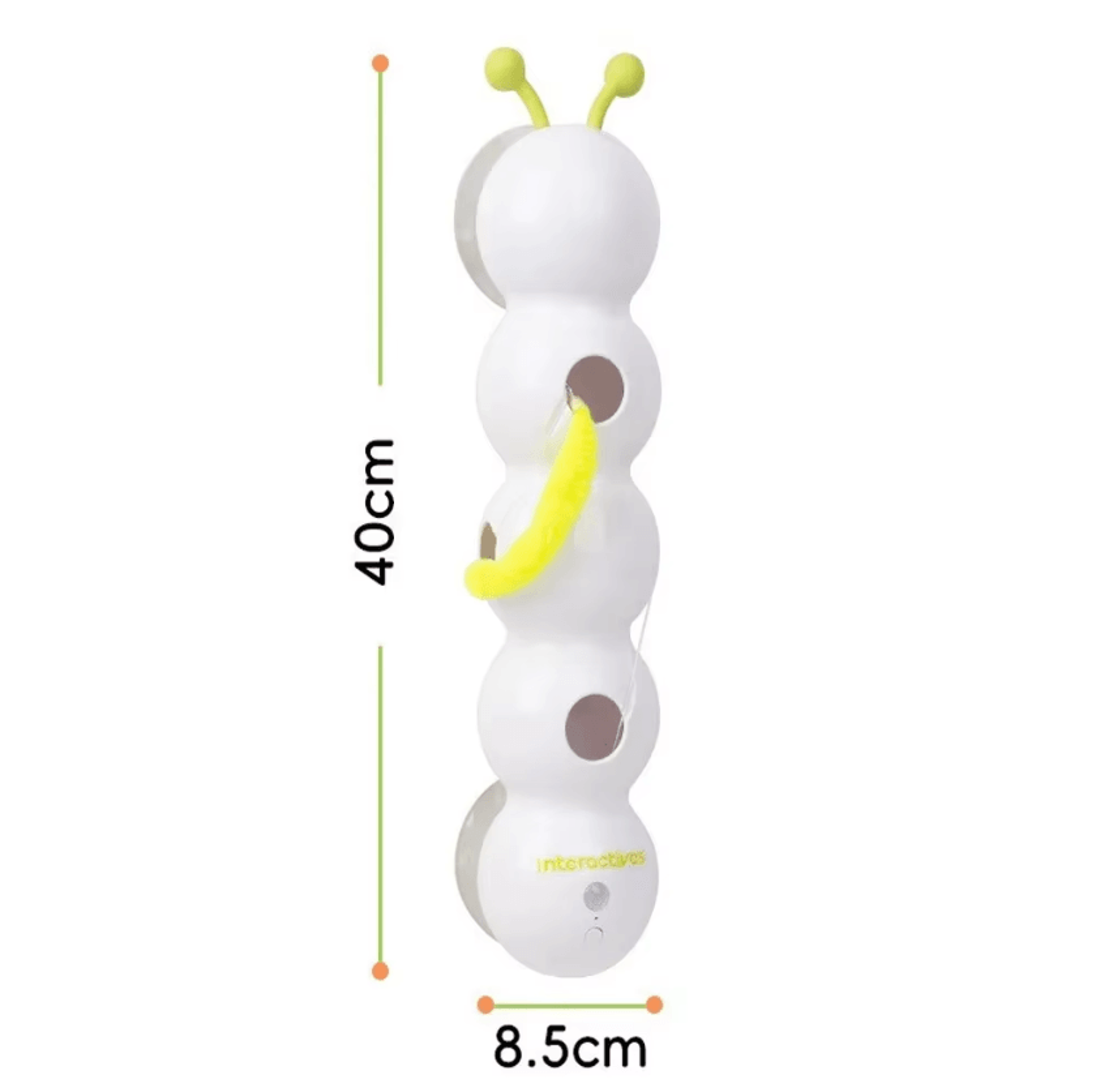 WhackWorm Pro Interactive Cat Toy MotionActivated Automatic Cat Teaser Toy Rechargeable Caterpillar 1