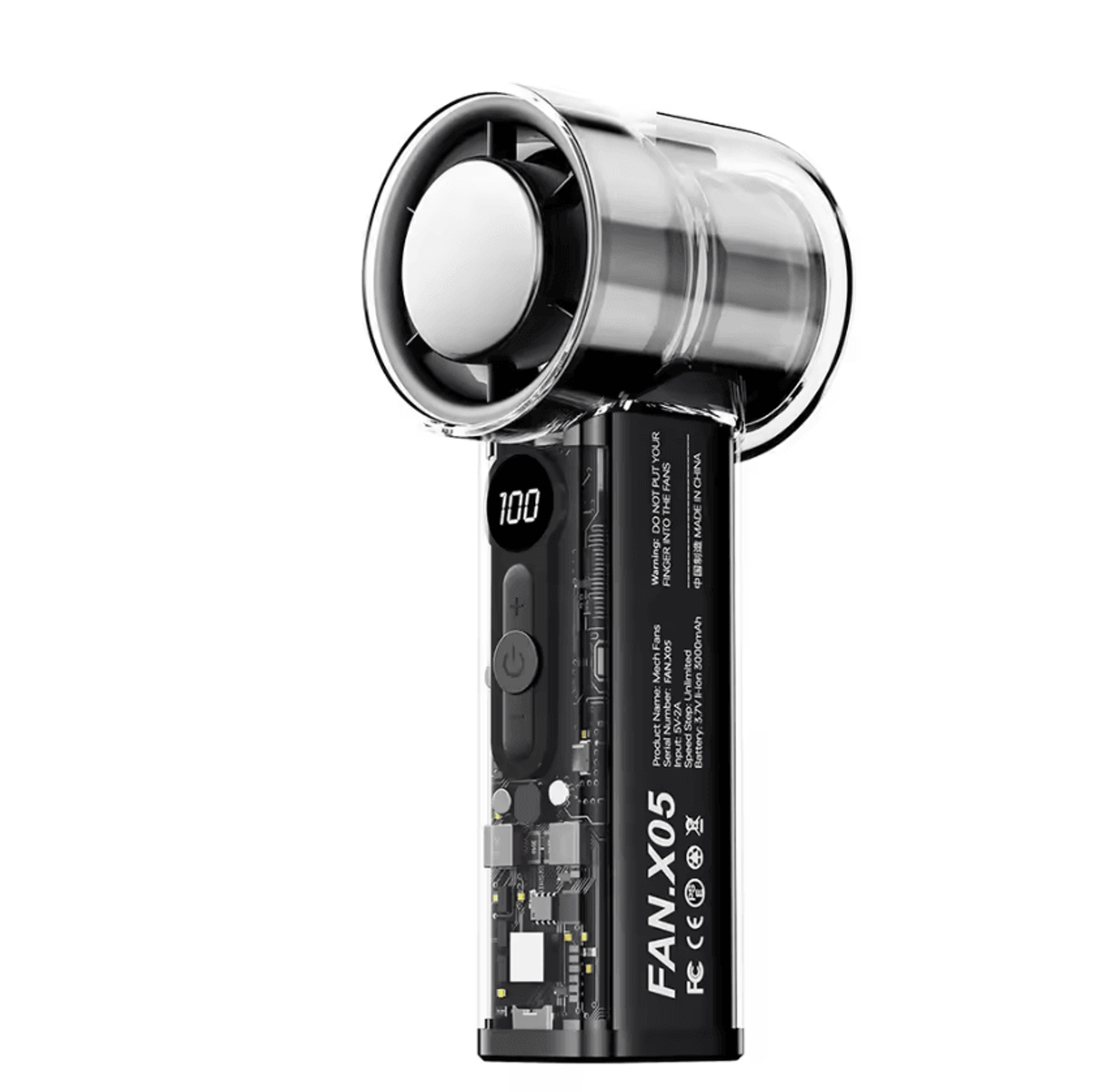 3in1 Semiconductor Cooling Handheld Fan  3000mAh USB Portable Mini Air Cooler 3
