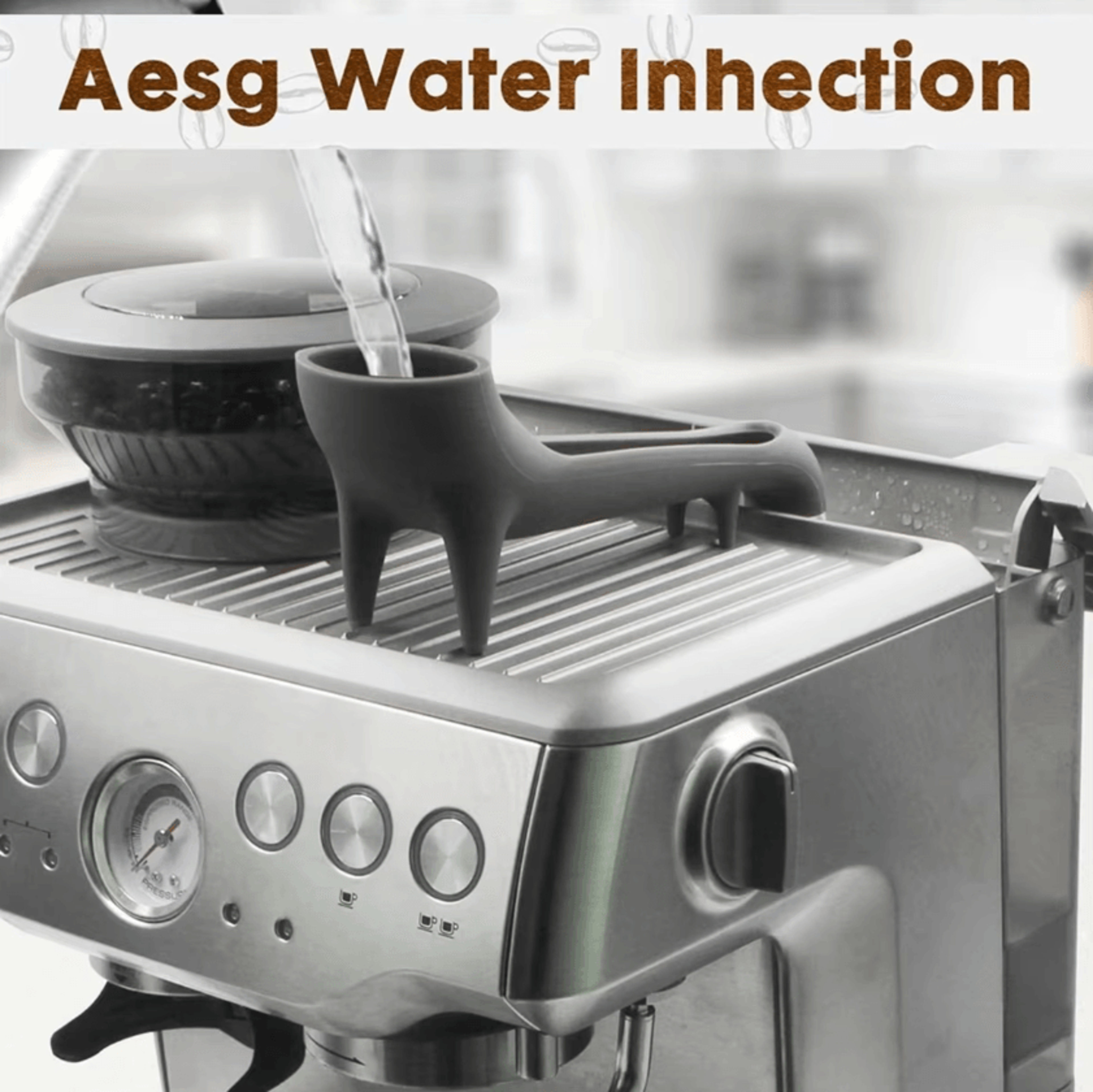 breville espresso water tank funnel – quick access no-spill refill tool