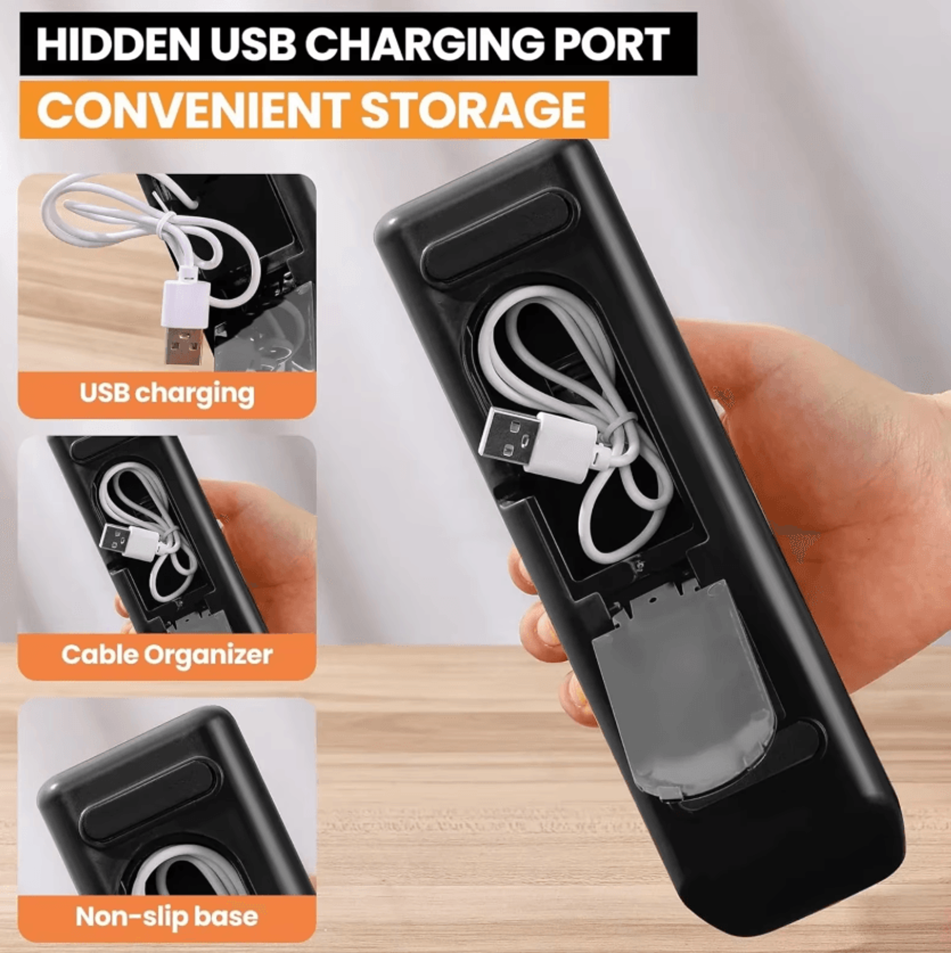 Portable Electric Knife Sharpener USB Rechargeable Fast Sharpening Tool 2