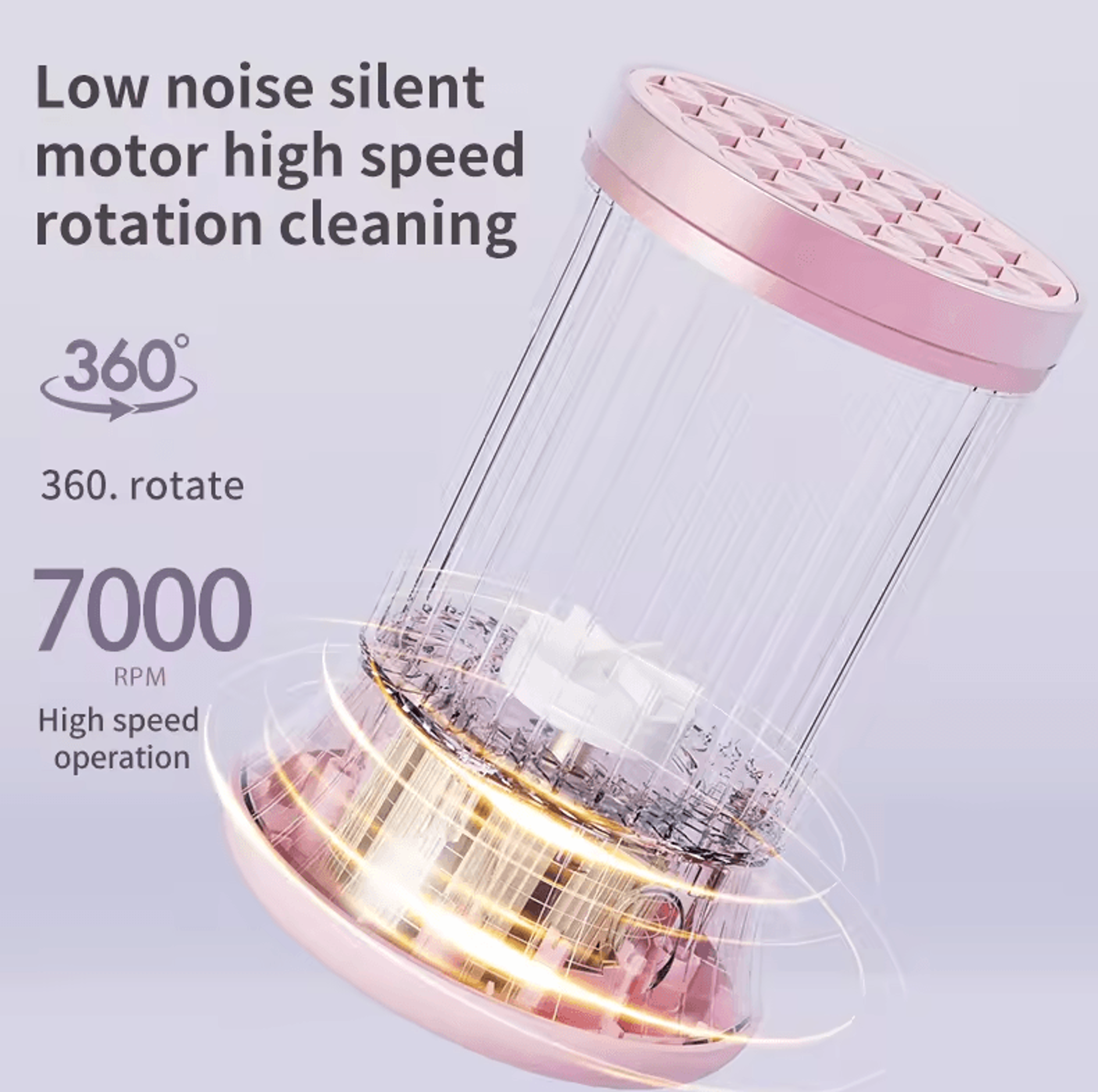 Rechargeable Makeup Brush Cleaner  Dryer  Automatic Deep Clean Beauty Tool 2