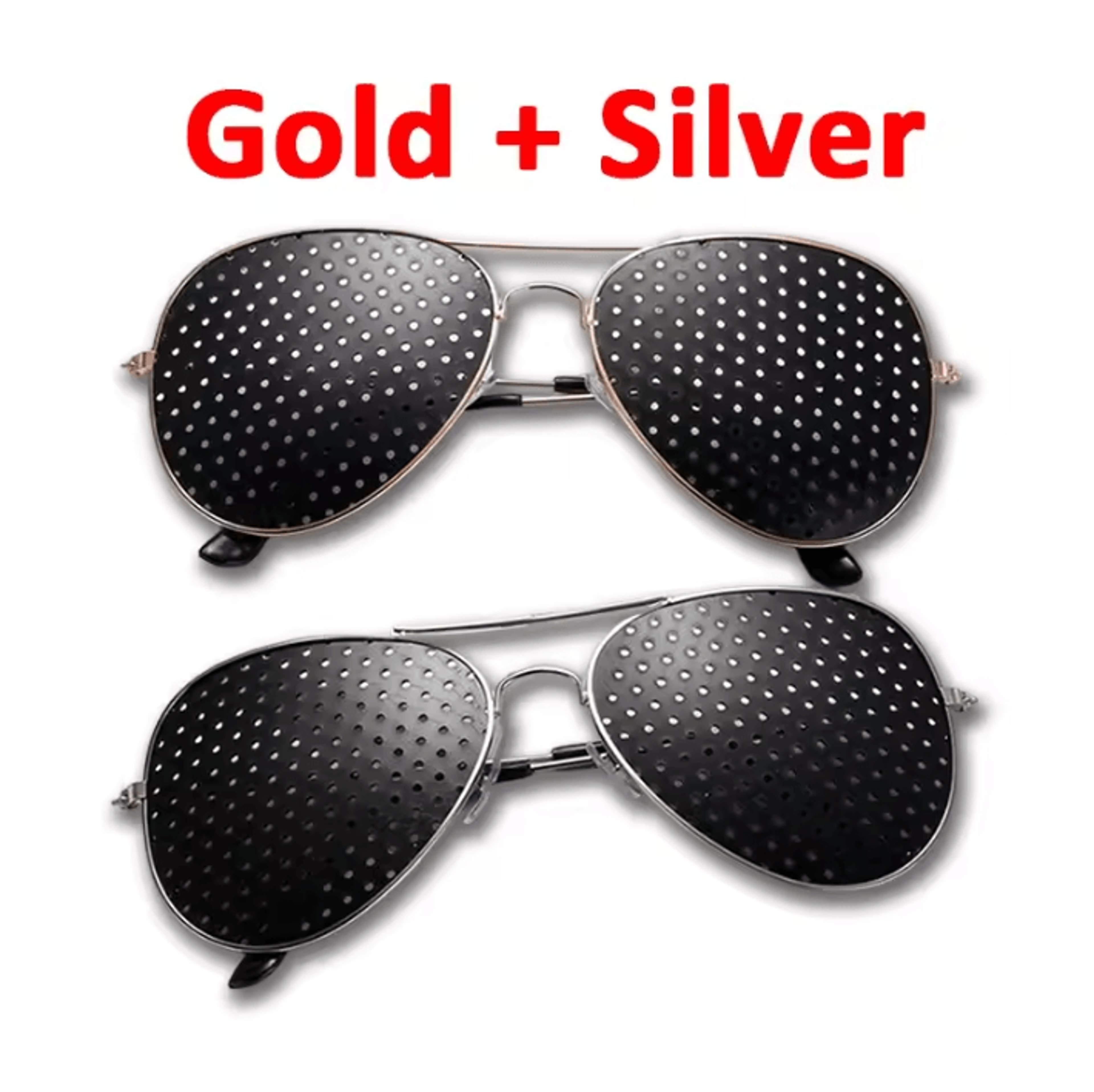 AntiFatigue Pinhole Glasses  Vision Training Eye Protection Eyewear For Men  Women 1