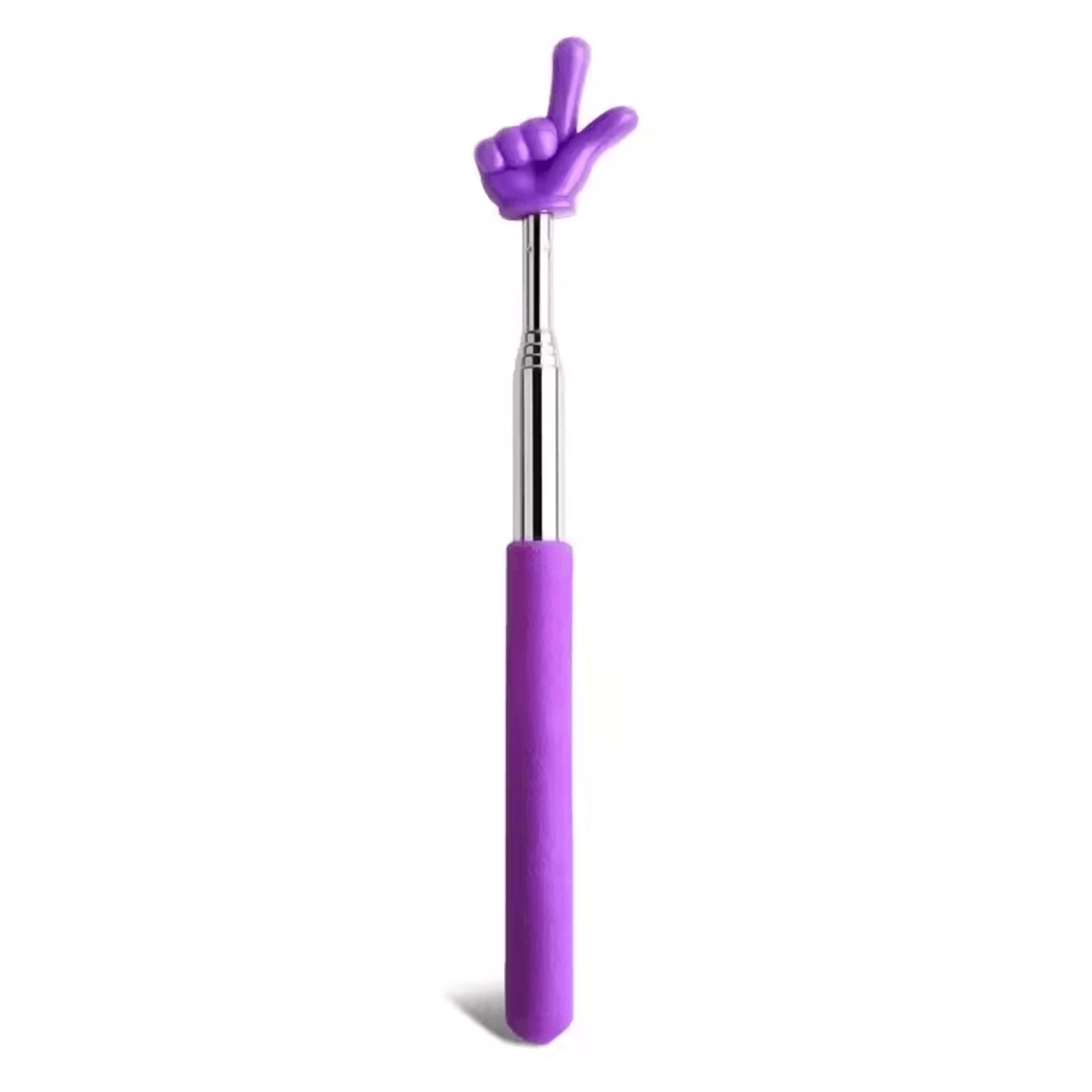 Telescopic Stainless Steel Teaching Pointer  Finger Design Extendable Presentation Stick 2