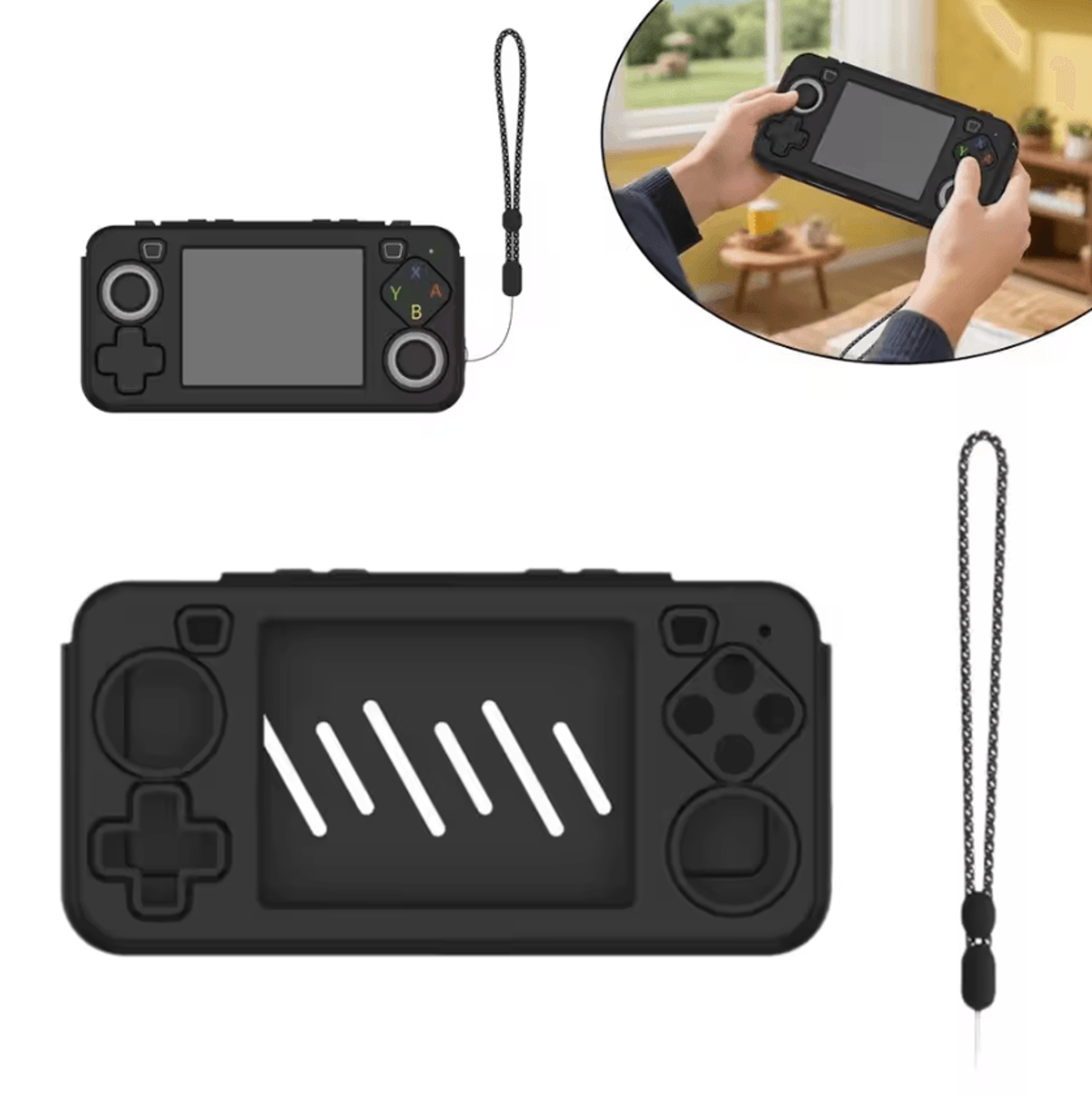 Shockproof Silicone Case For R36H  AntiScratch Retro Handheld Console Cover 2