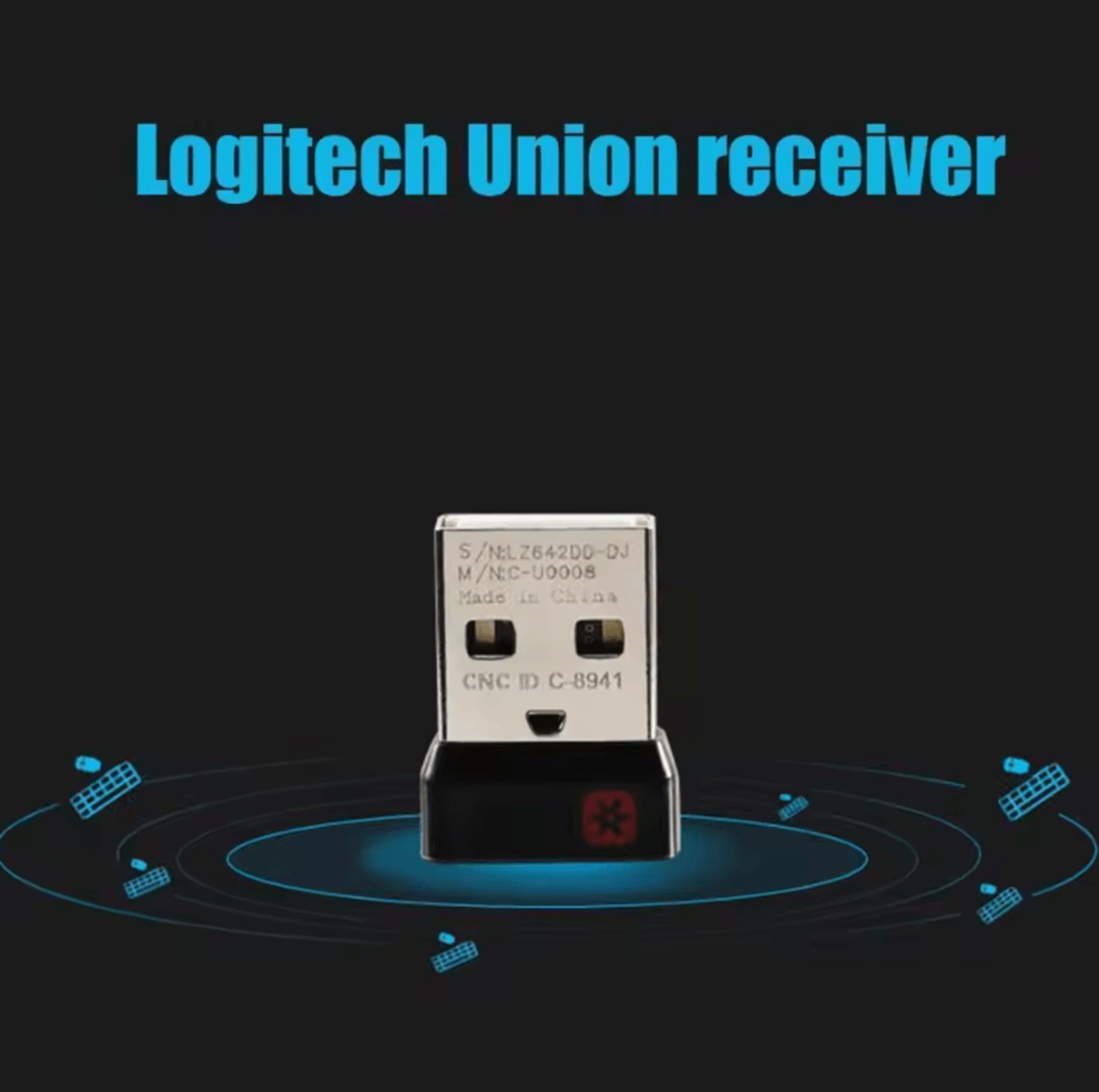 Universal Unifying USB Receiver Dongle  Connect Up To 6 Wireless Devices 0
