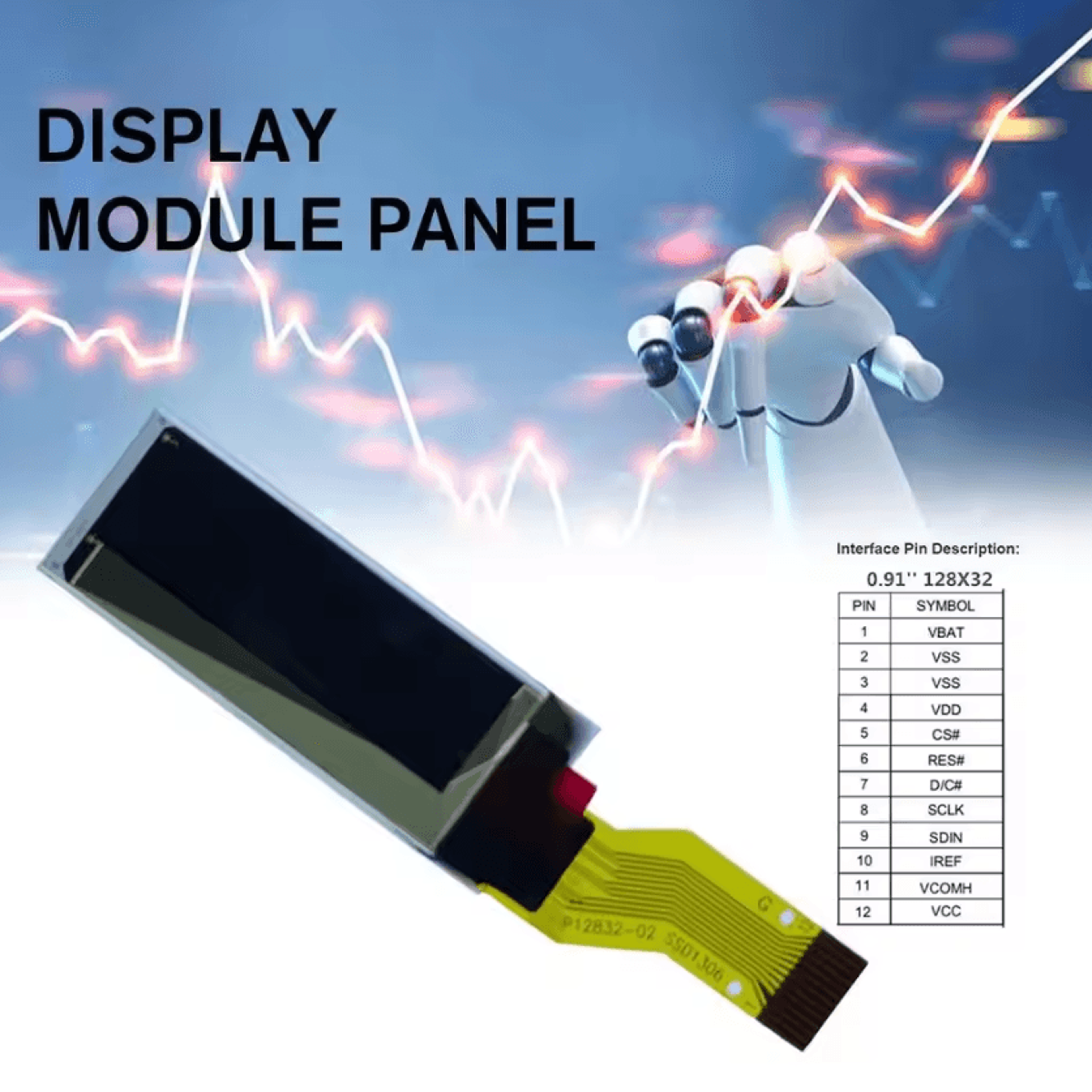 Surenoo 091 OLED Display Module  128 32 SSD1306 SPI Screen For Ledger Nano S Repair 0
