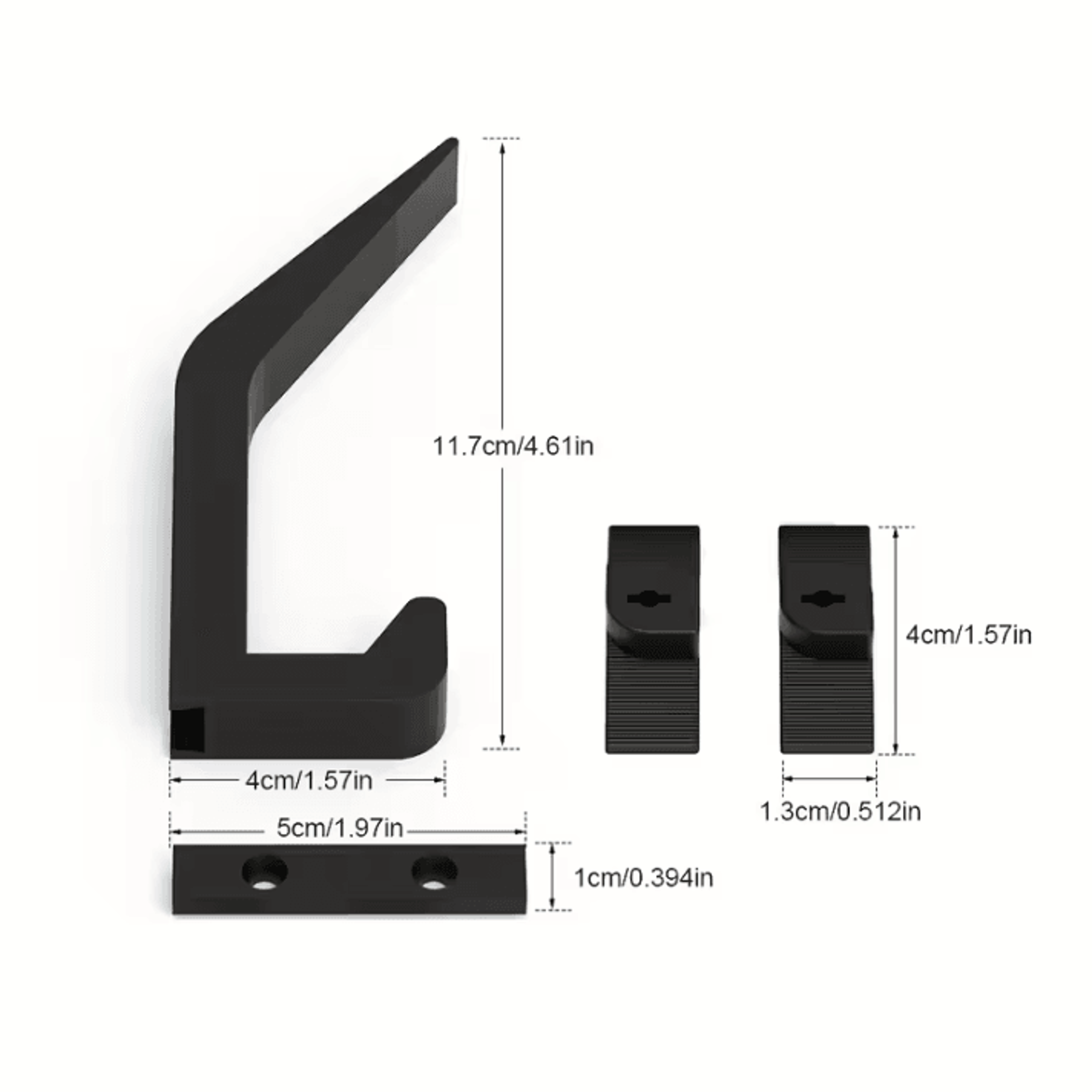 NoDrill Acoustic Panel Hooks 2PCS  DamageFree Mount For Soundproof Panels  Studio Setup 2