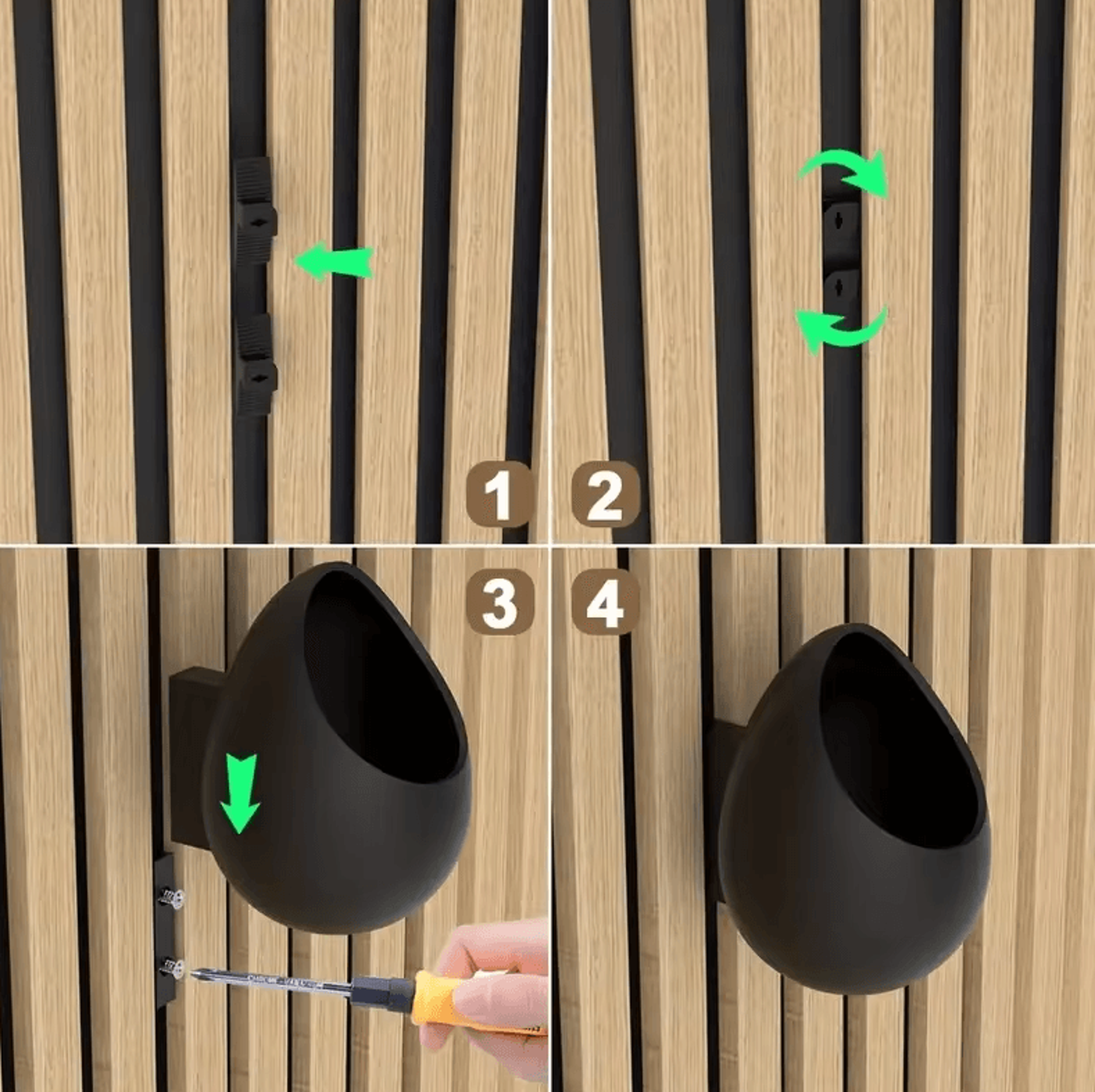 Acoustic Panel Planting Tray Shelf  Decorative Storage Rack For Soundproof Panels 2