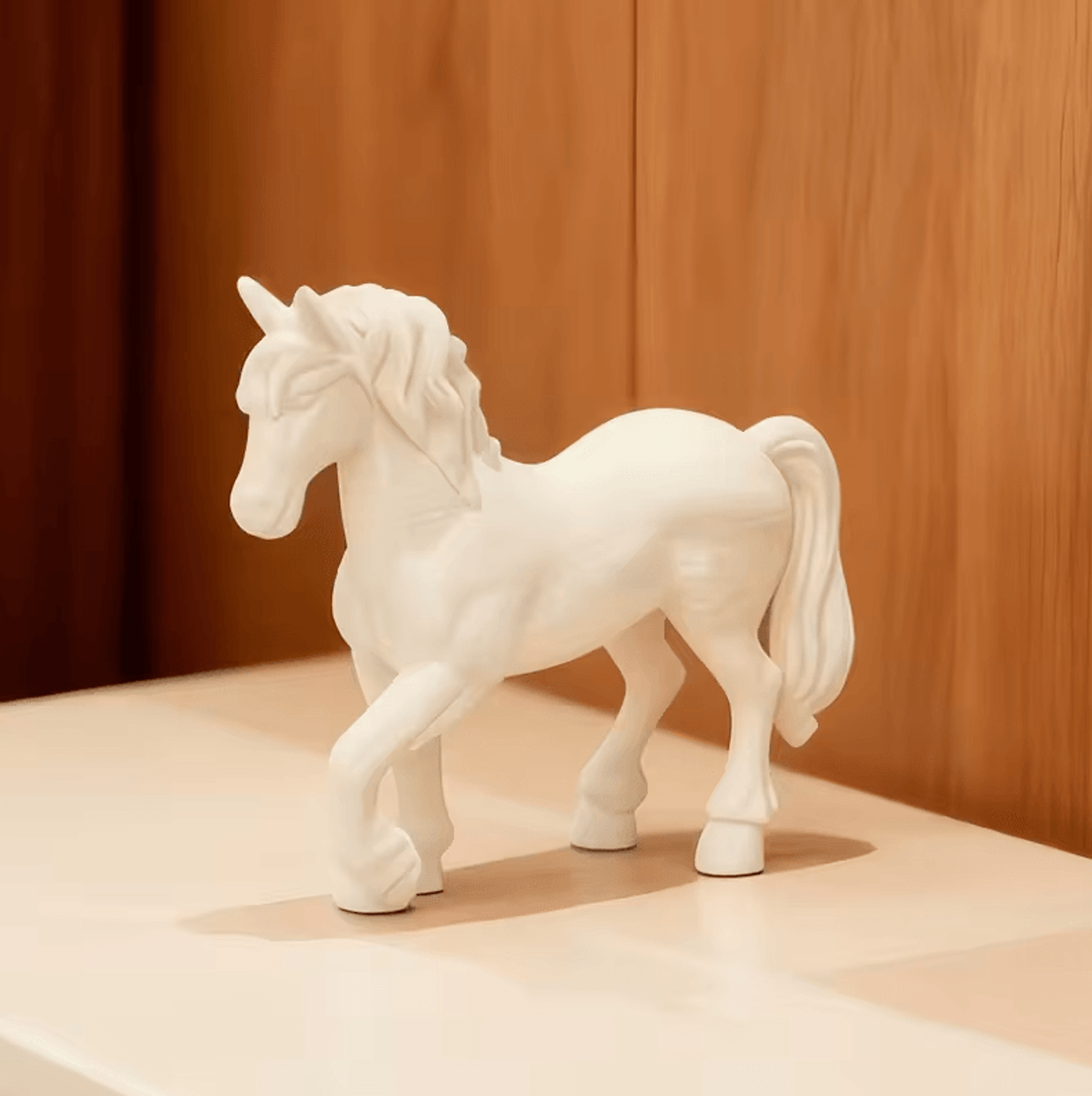 Elegant Mini Horse Sculpture  Modern Tabletop Decor For Home  Office 2