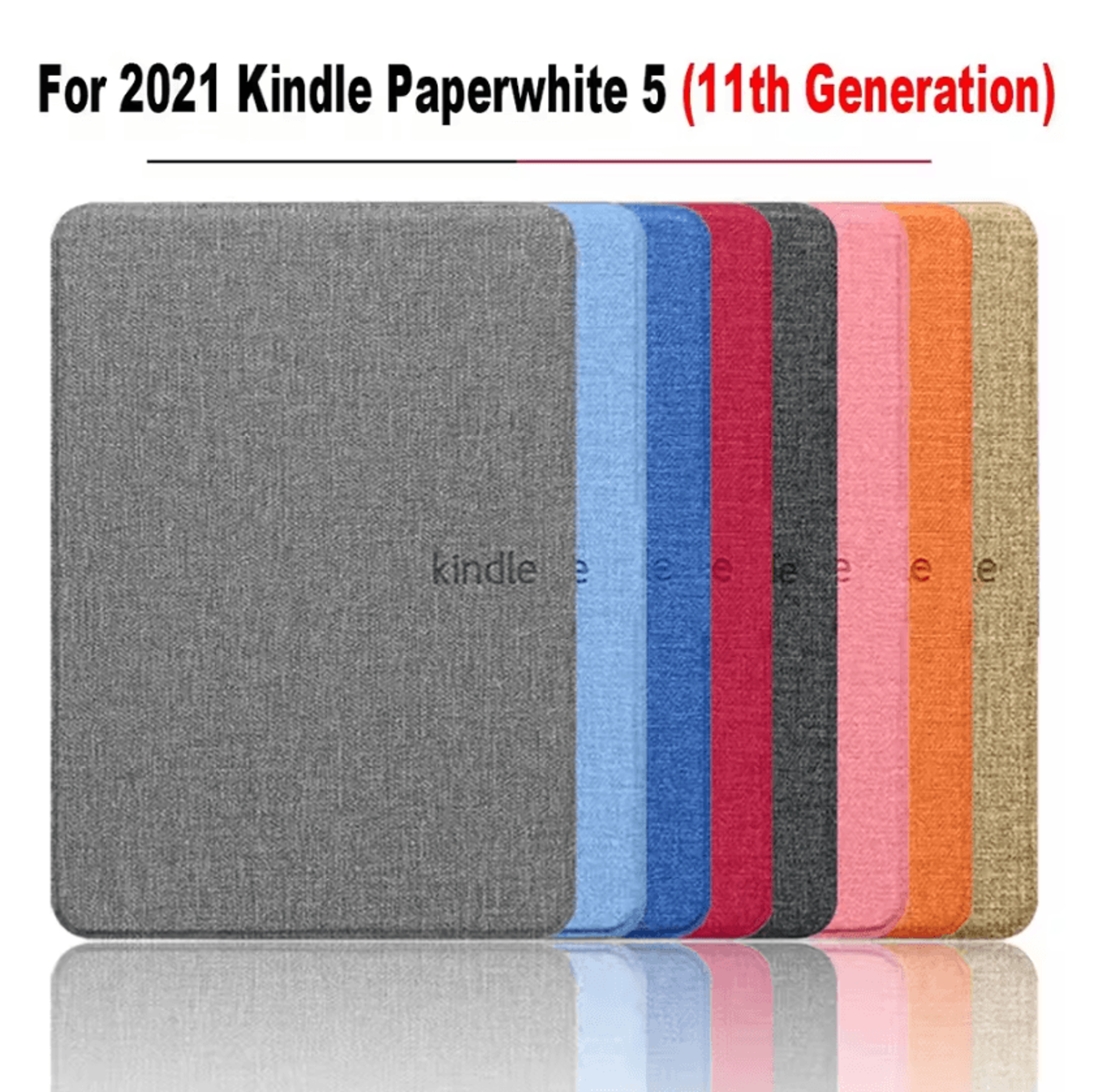 ultra slim pu leather smart case for kindle paperwhite 5 (11th gen 2021) – 6.8 protective folio cover