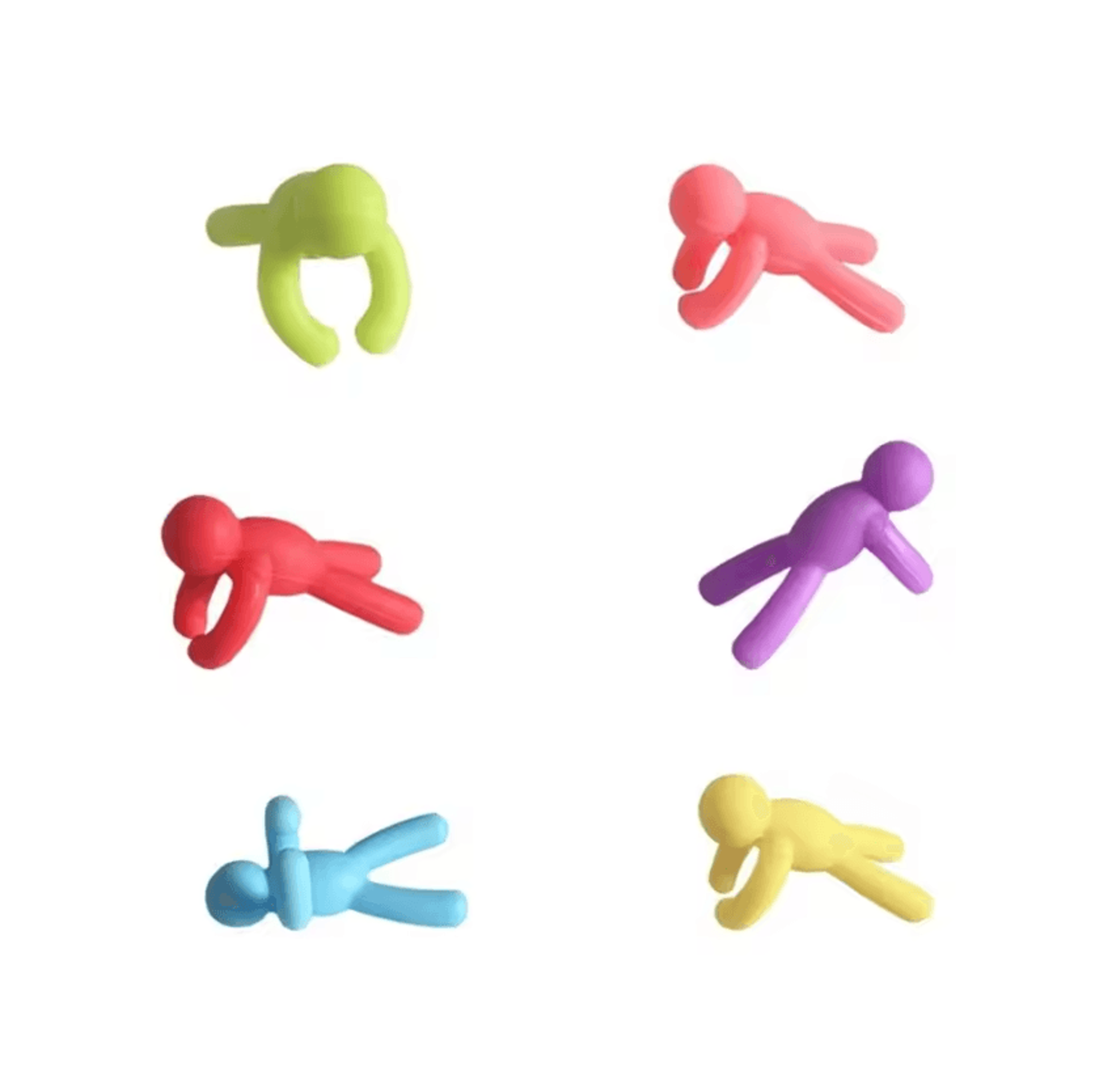 Creative Drink Markers Set  Fun Silicone Wine Glass Charms For Parties  Cocktails 1