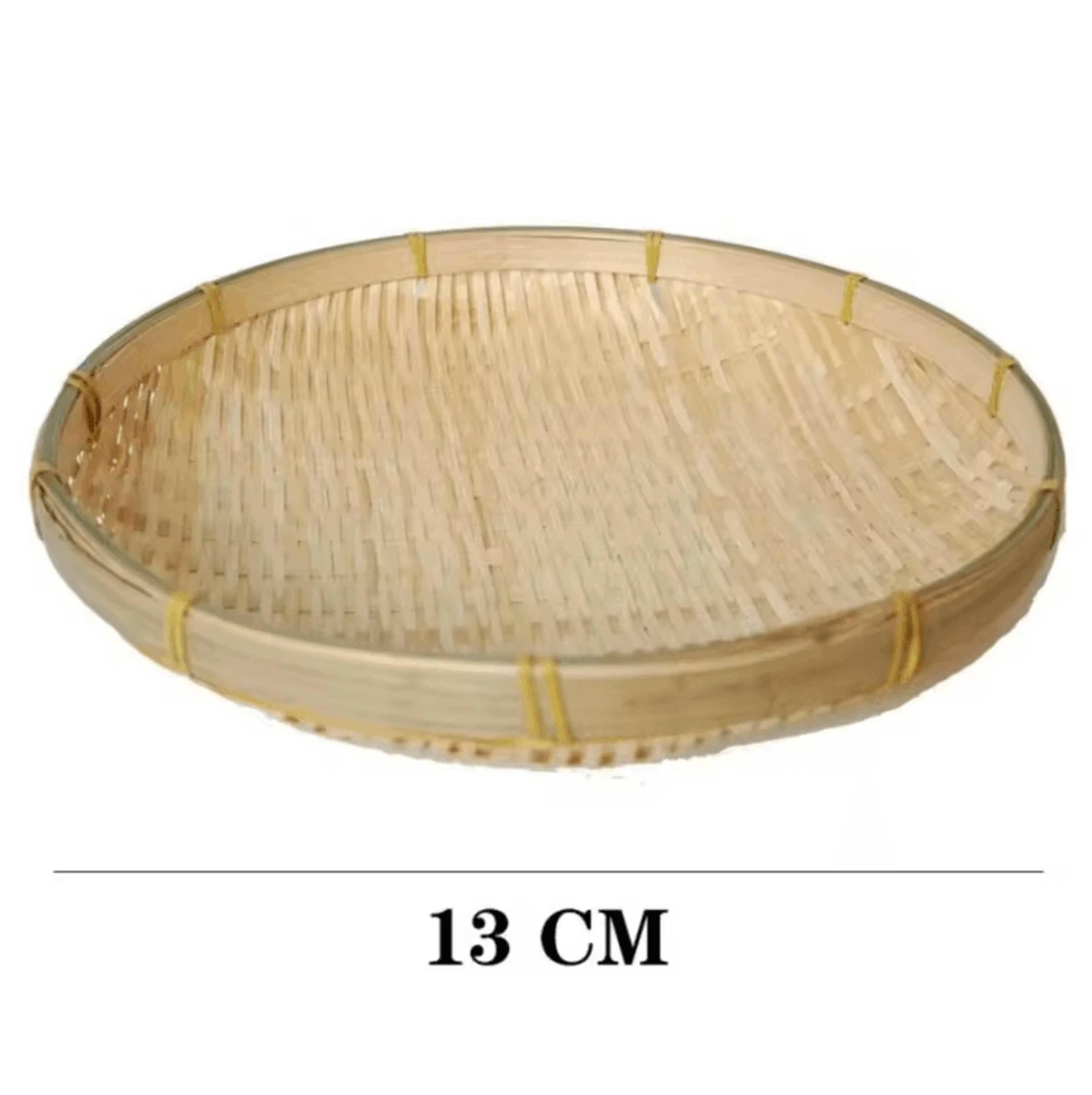 EcoWeave Handmade Bamboo Tray Basket  Natural Wicker Bread  Serving Basket 2