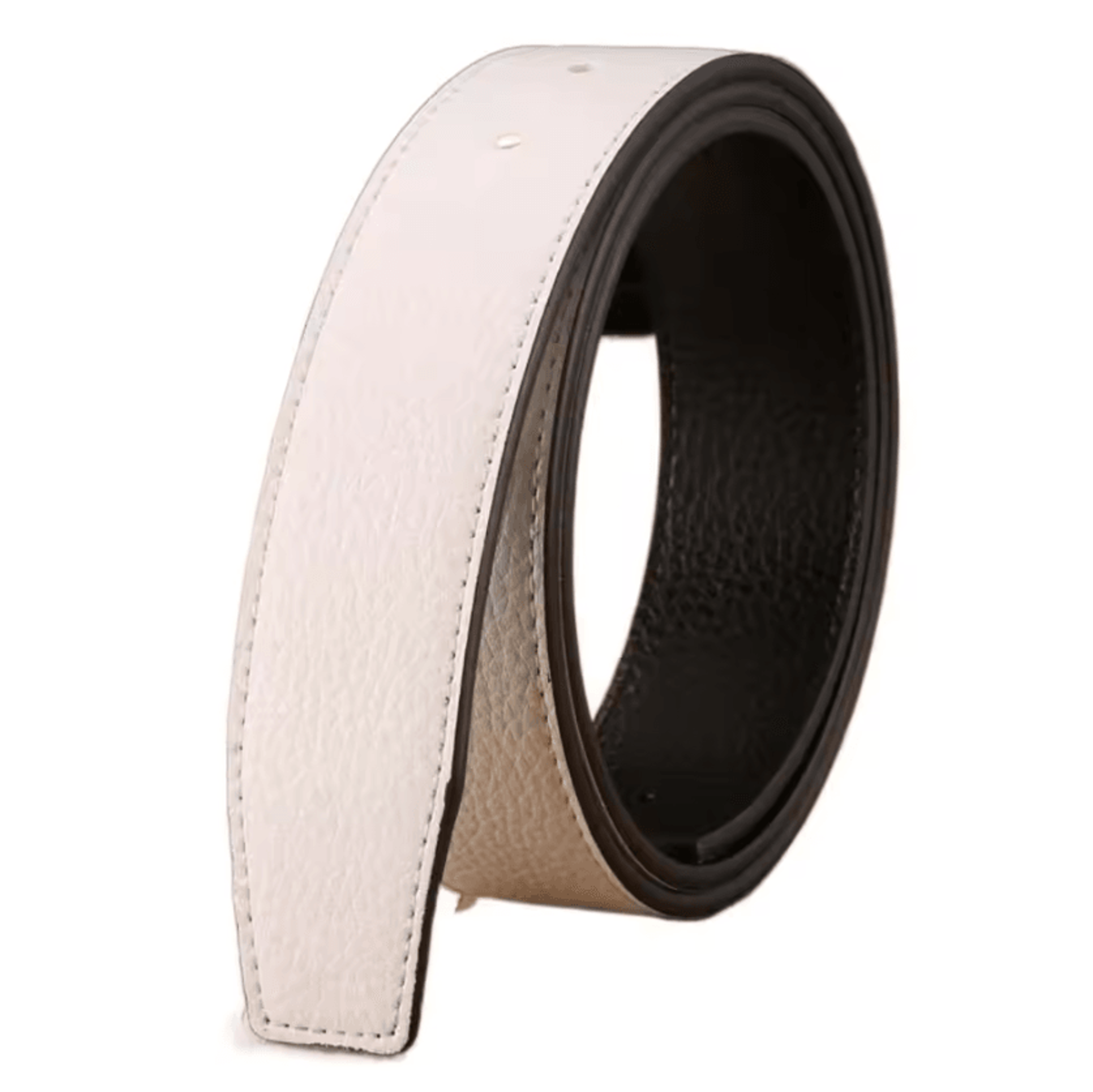 FlexStyle Genuine Leather Belt Strap  No Buckle 37cm Replacement Waistband 2