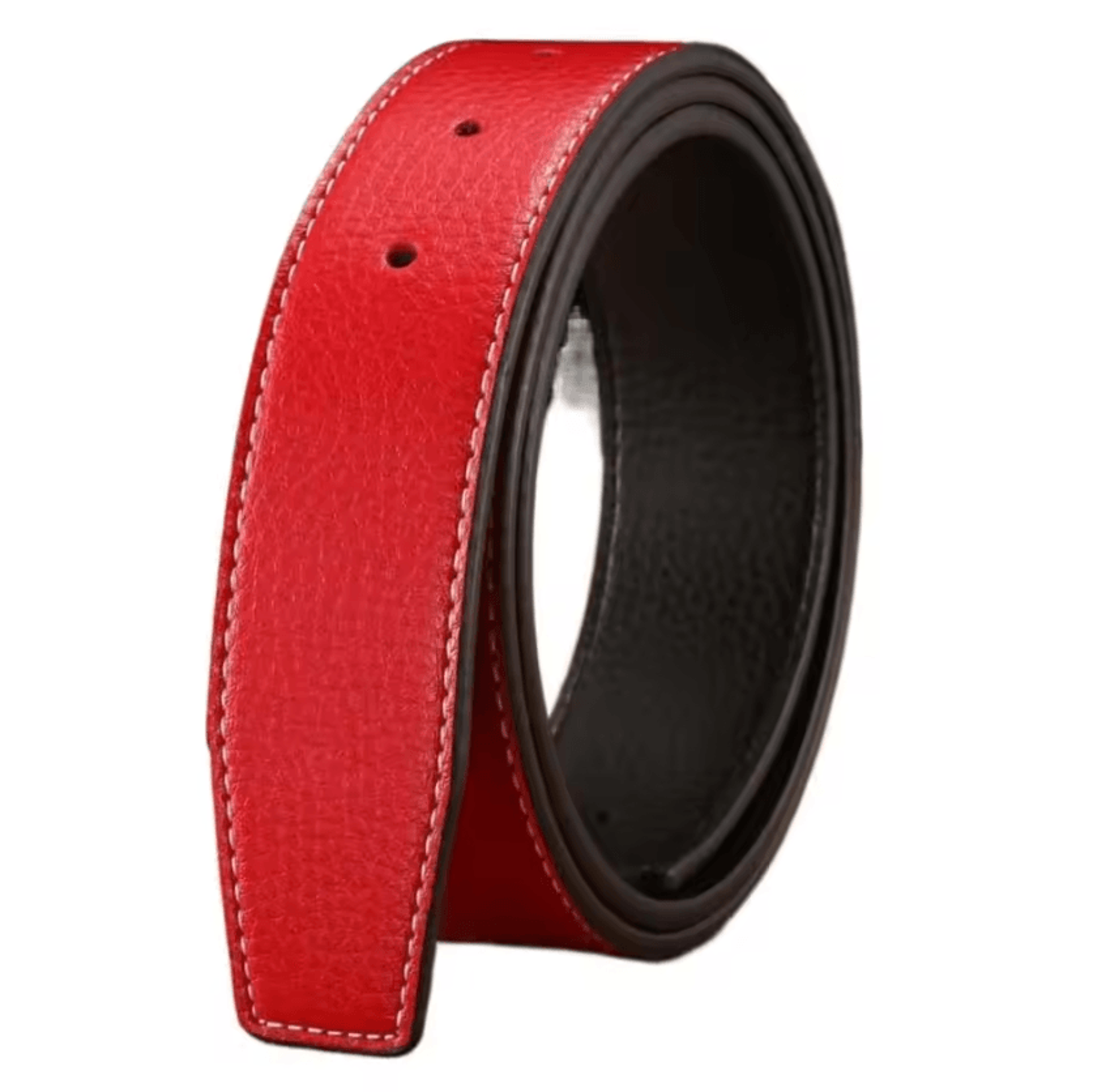 FlexStyle Genuine Leather Belt Strap  No Buckle 37cm Replacement Waistband 3