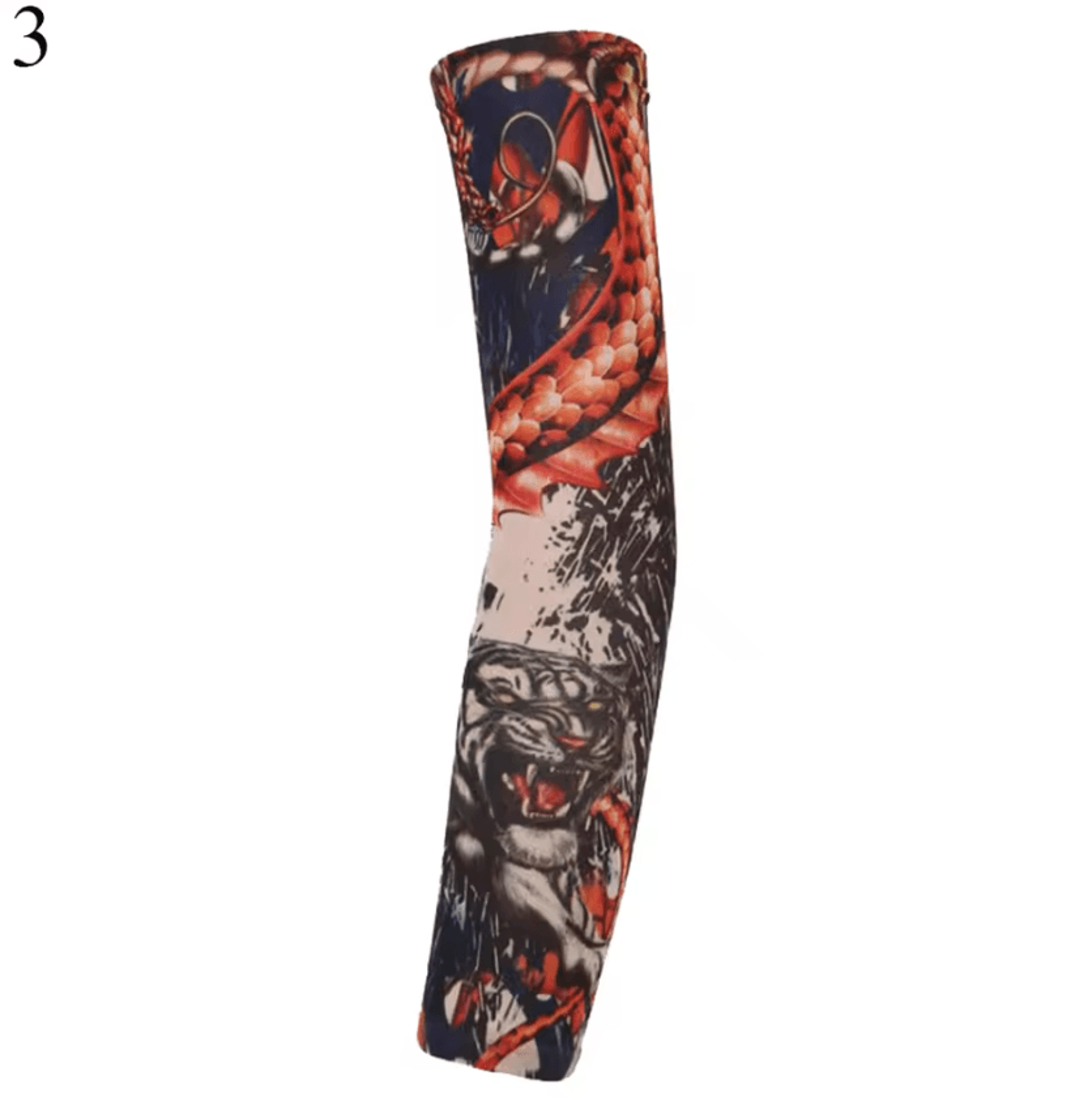 FloraShield UV Tattoo Arm Sleeves  Seamless Sunscreen Cooling Arm Covers 1