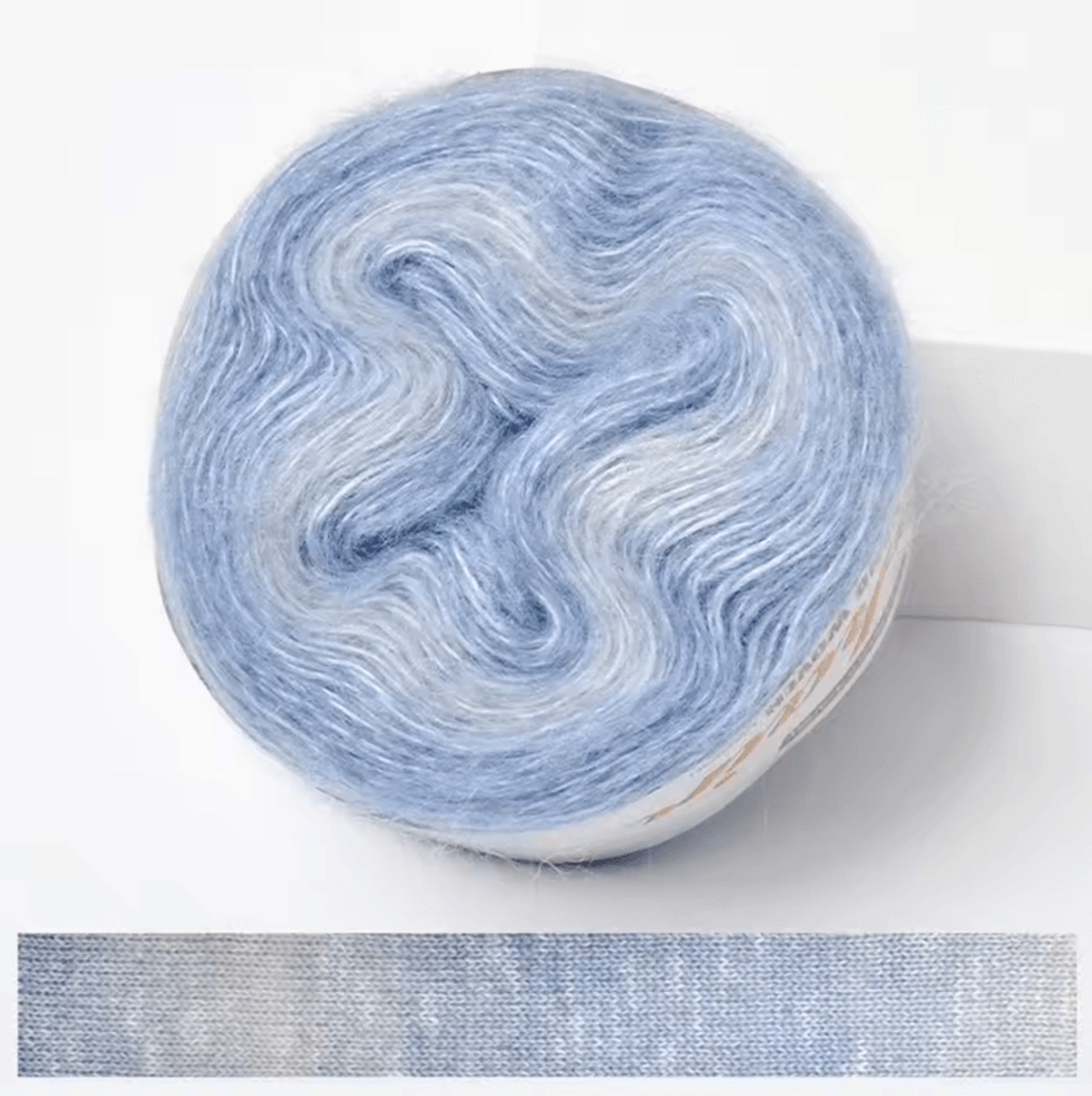 RainbowSoft 250M Gradient Cake Yarn  Organic Cotton Blend Crochet  Knitting Yarn 6