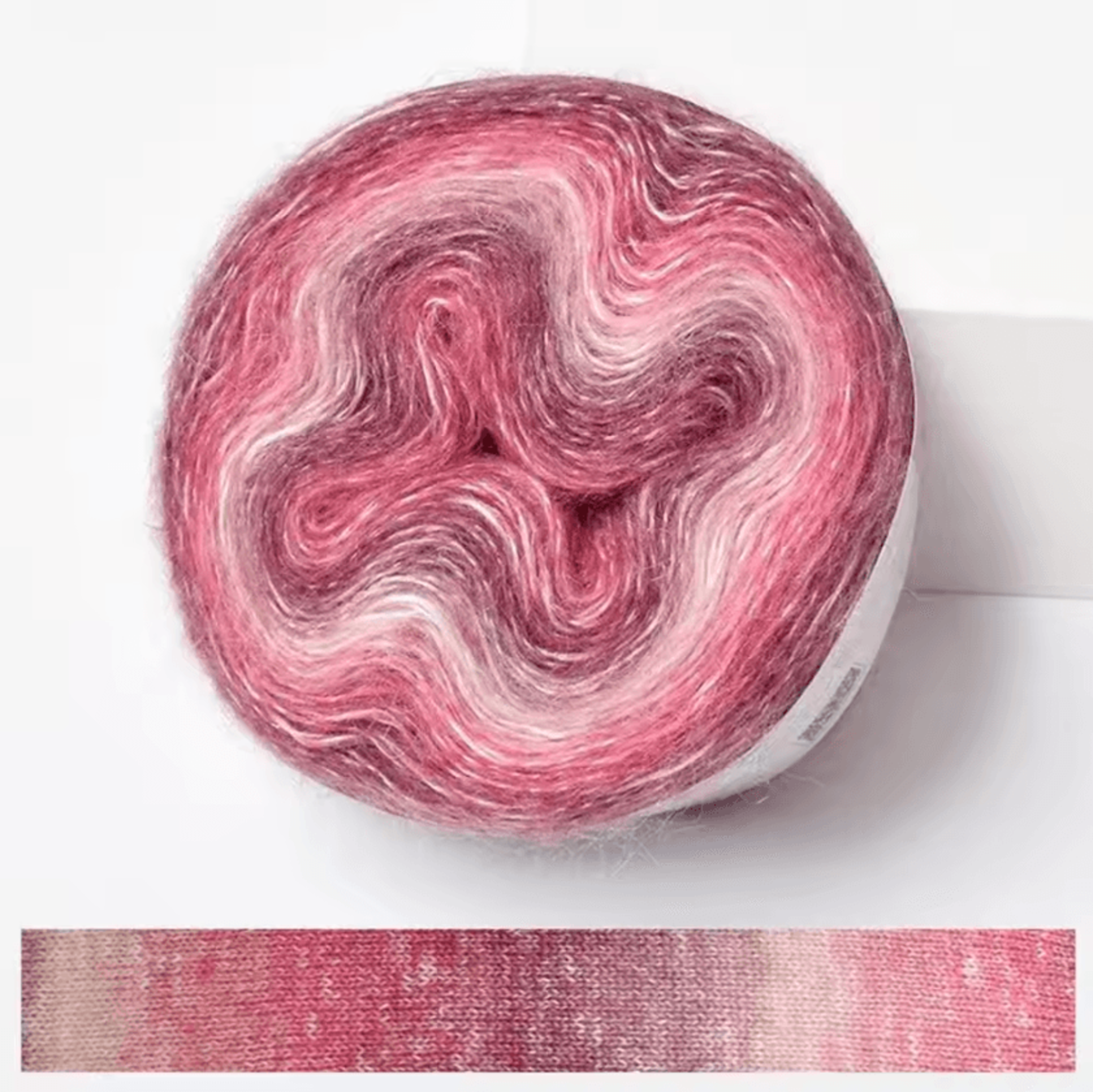 RainbowSoft 250M Gradient Cake Yarn  Organic Cotton Blend Crochet  Knitting Yarn 7