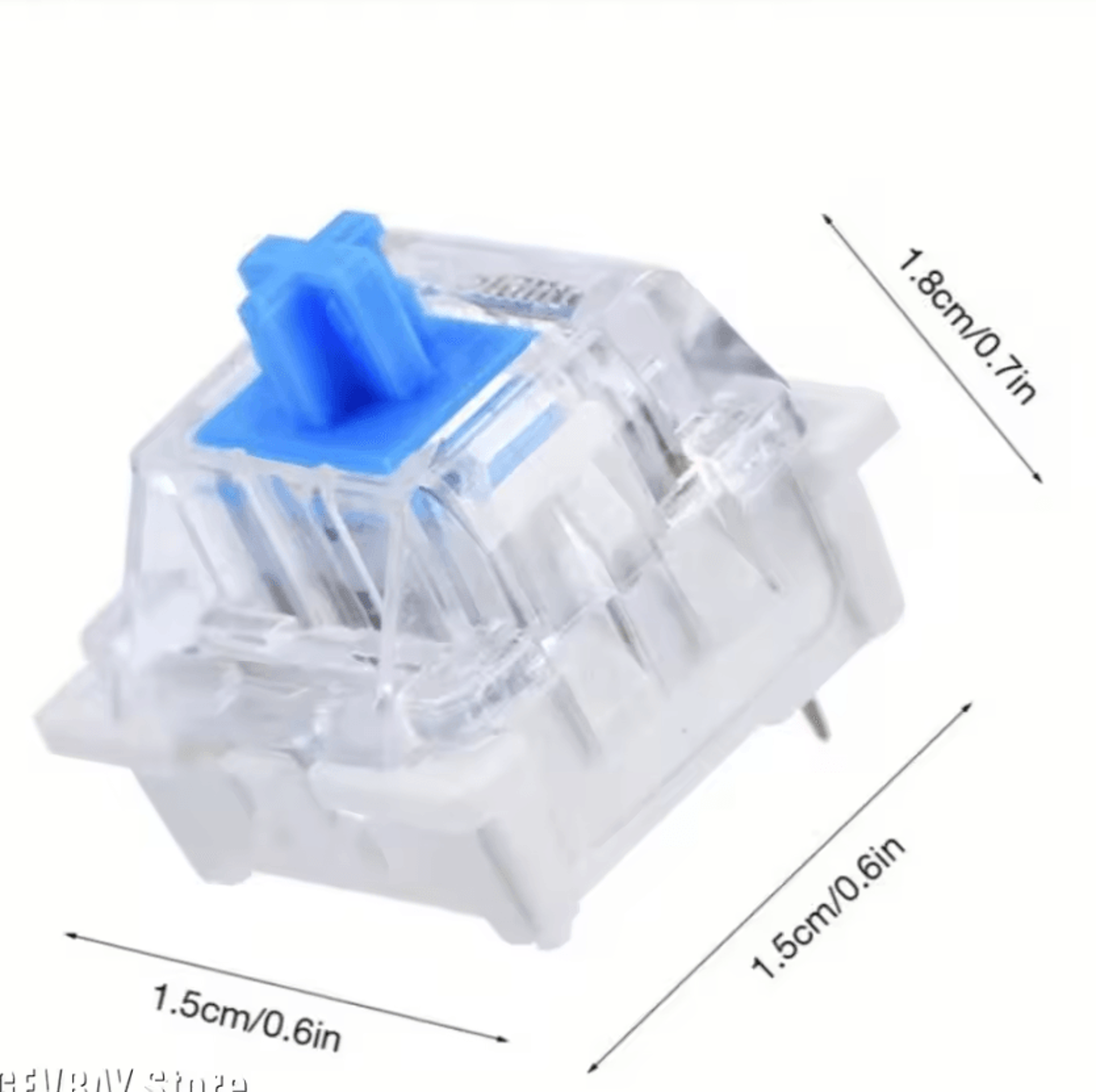 30PCS Tactile Mechanical Keyboard Switch Set  2Pin DIY Replacement Clicker Kit 1