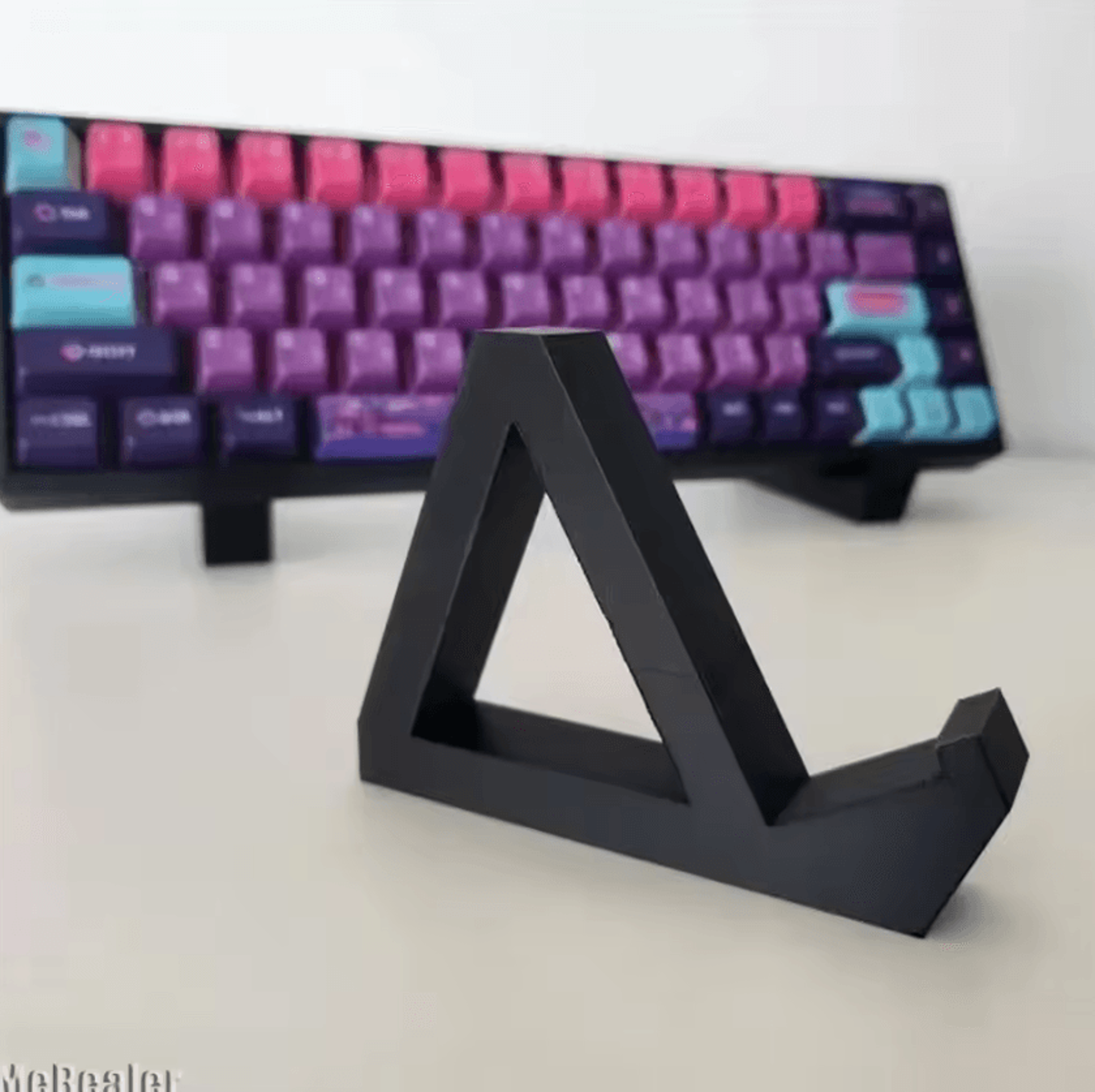 3D Printed Mechanical Keyboard Display Stand  MultiLayer Desktop Rack 0