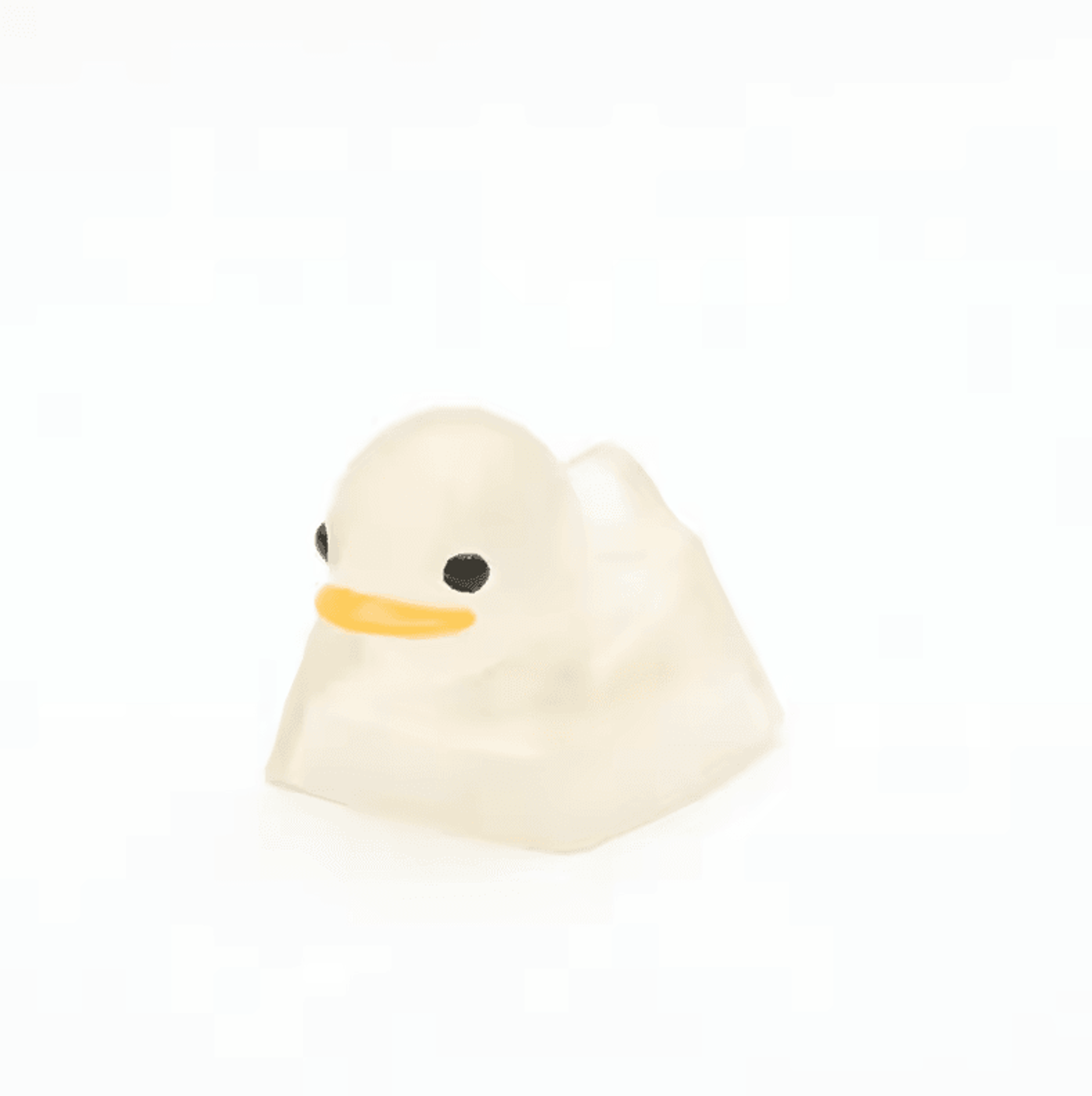 Cute Duck Resin Keycap  Cherry MX Artisan Keyboard Cap 2