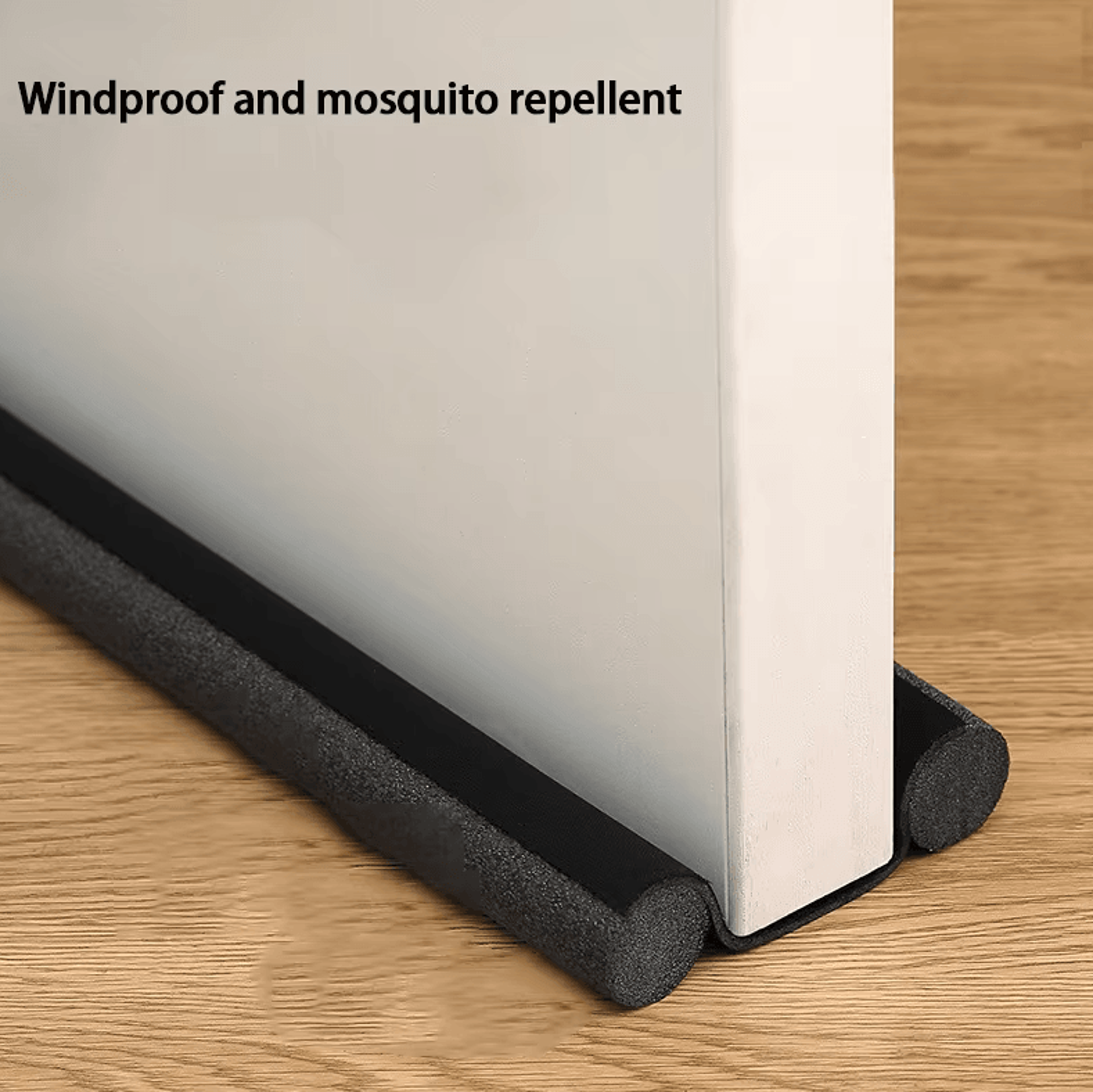 DraftGuard Flexible Door Seal Strip  Wind  Dust Blocker Weatherproof Door Bottom Sealer 1