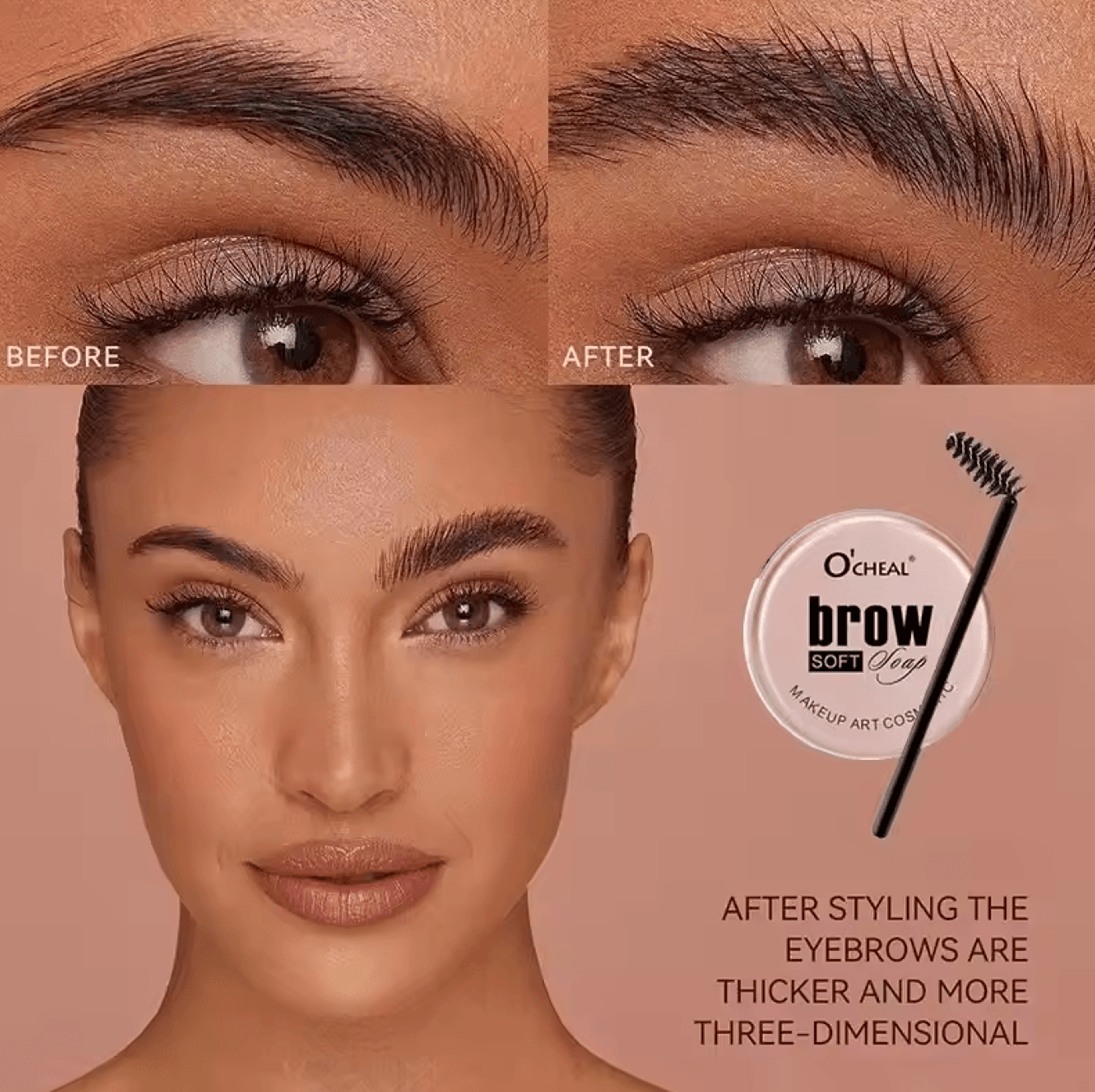BrowSculpt 3D Waterproof Eyebrow Styling Cream  QuickDry Natural Lift Brow Pomade Gel 2