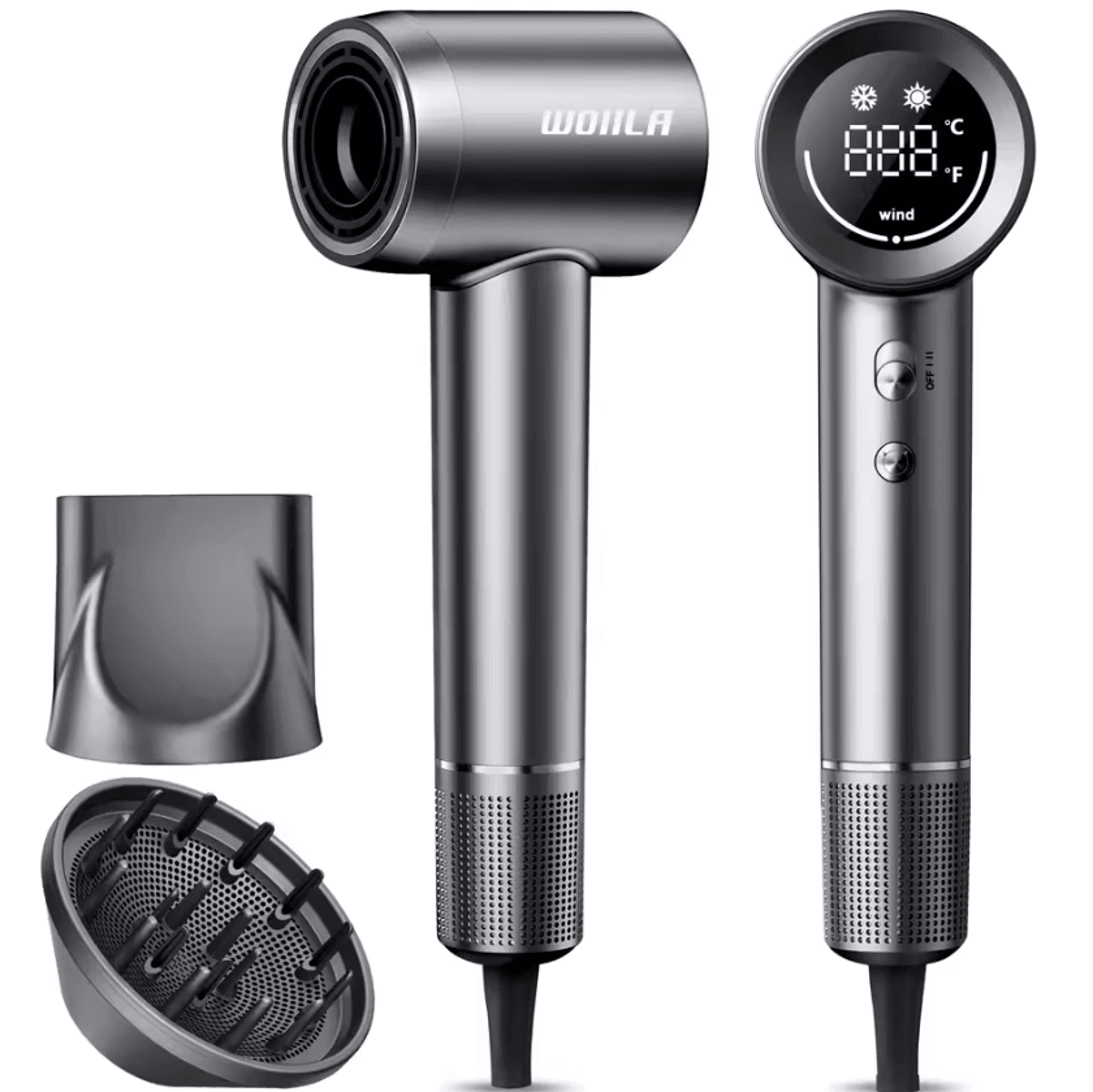 Professional 110V HighSpeed Ionic Hair Dryer  Negative Ion Fast Dry Blow Dryer 5