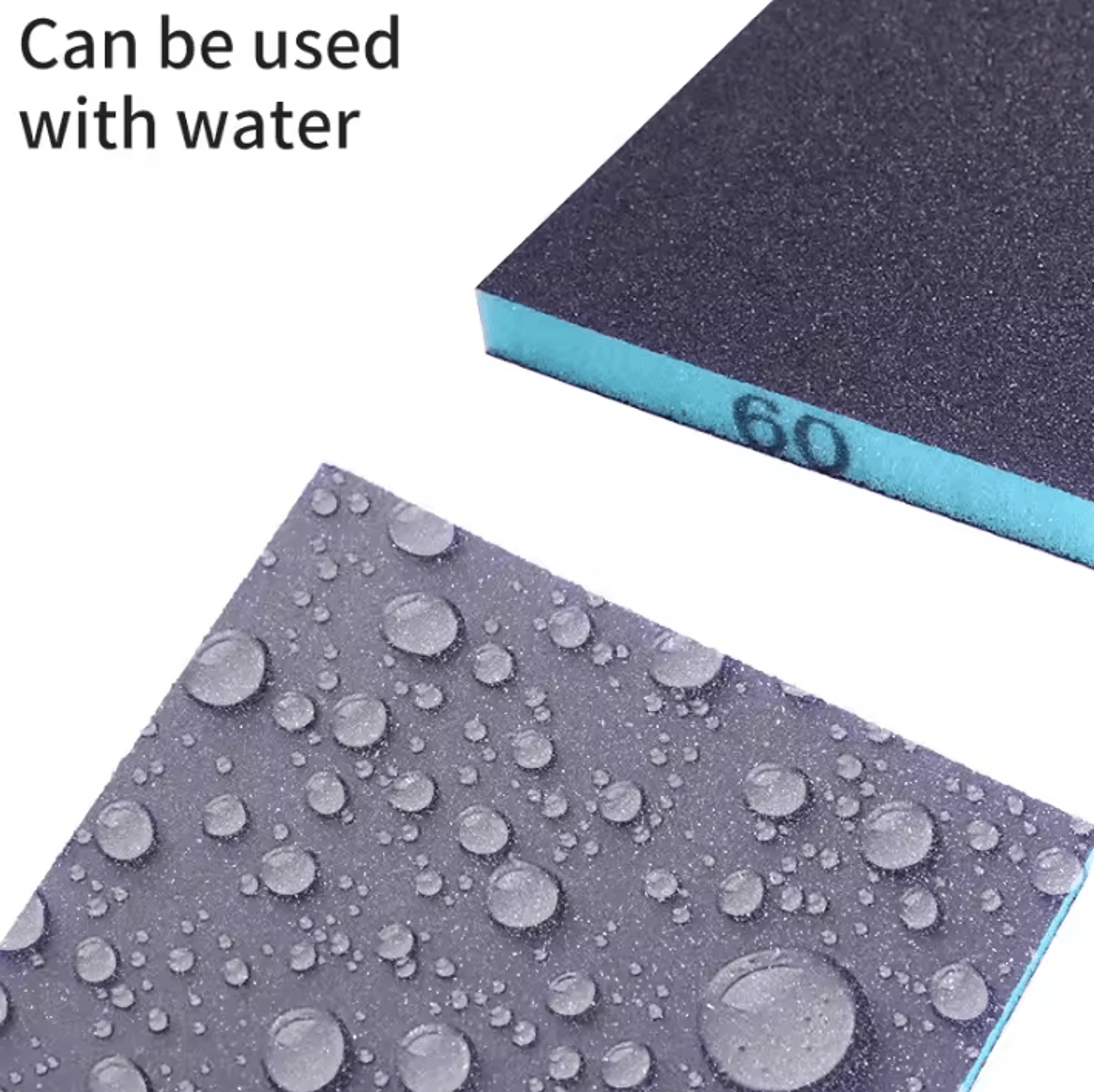 6PCS Washable Sanding Sponge Set 60320 Grit  Reusable Wet  Dry Sanding Blocks 3