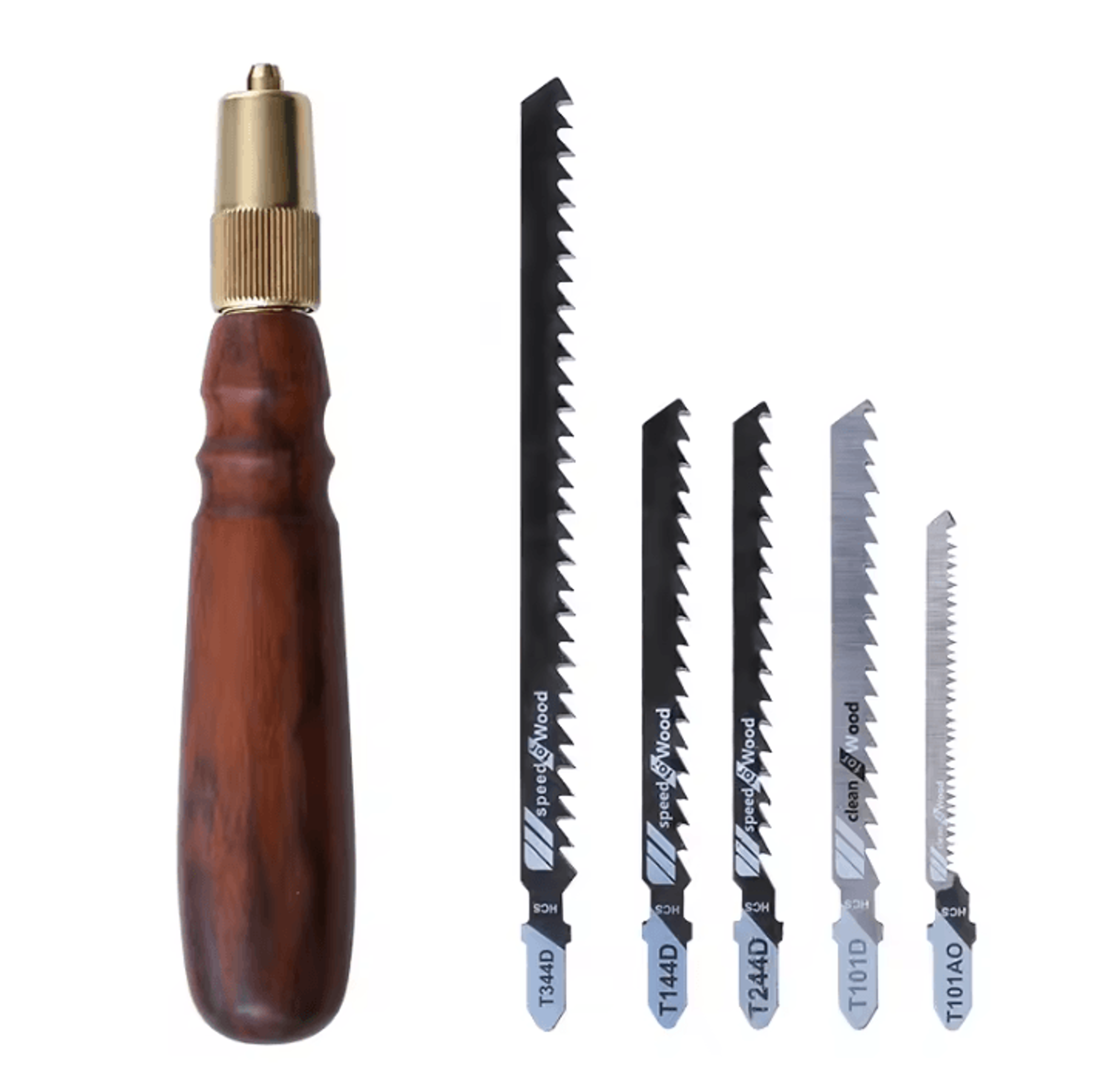 Mini Hand Saw Set With Replaceable HighCarbon Steel Blades  Wooden Handle 3