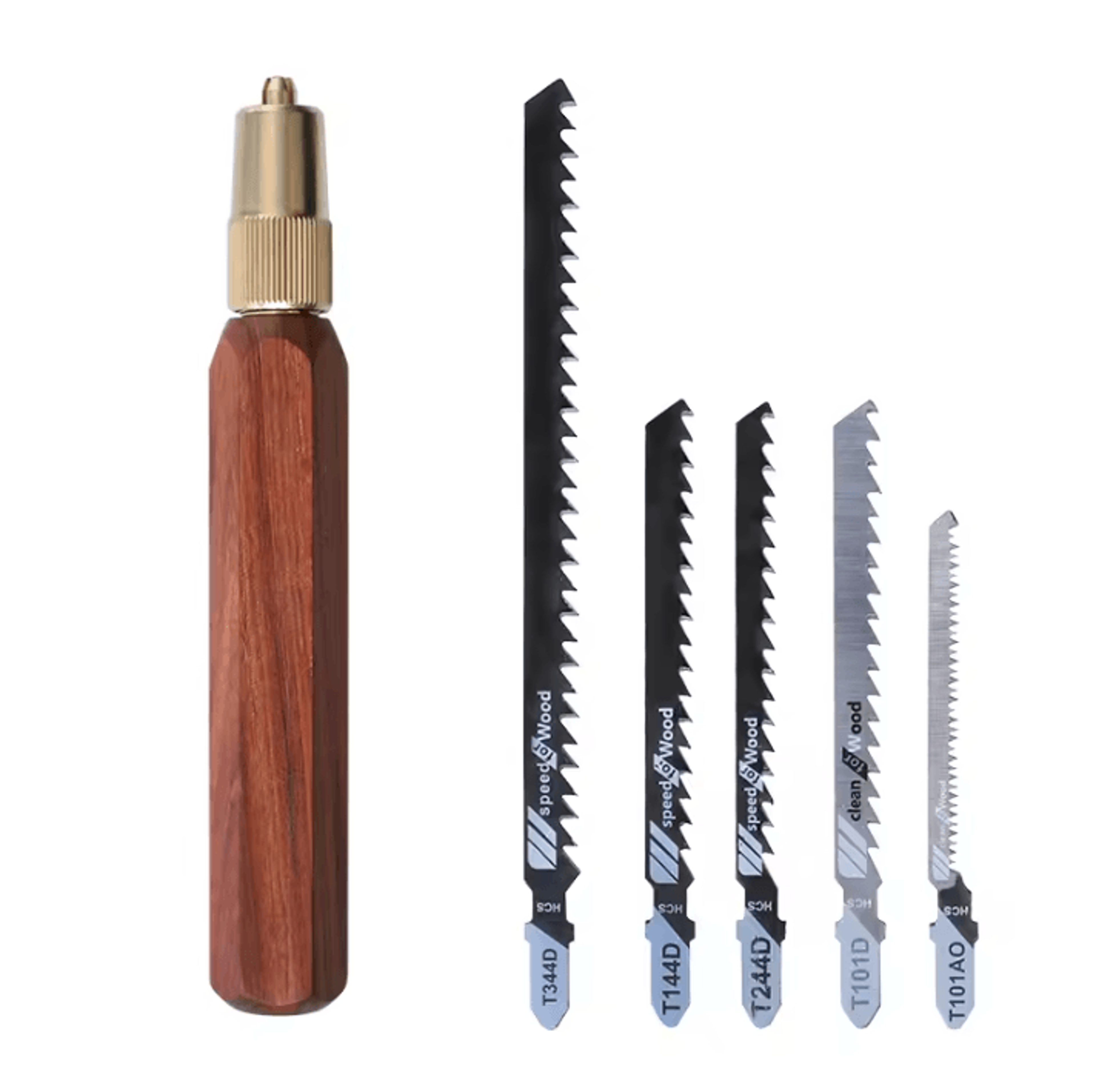 Mini Hand Saw Set With Replaceable HighCarbon Steel Blades  Wooden Handle 4