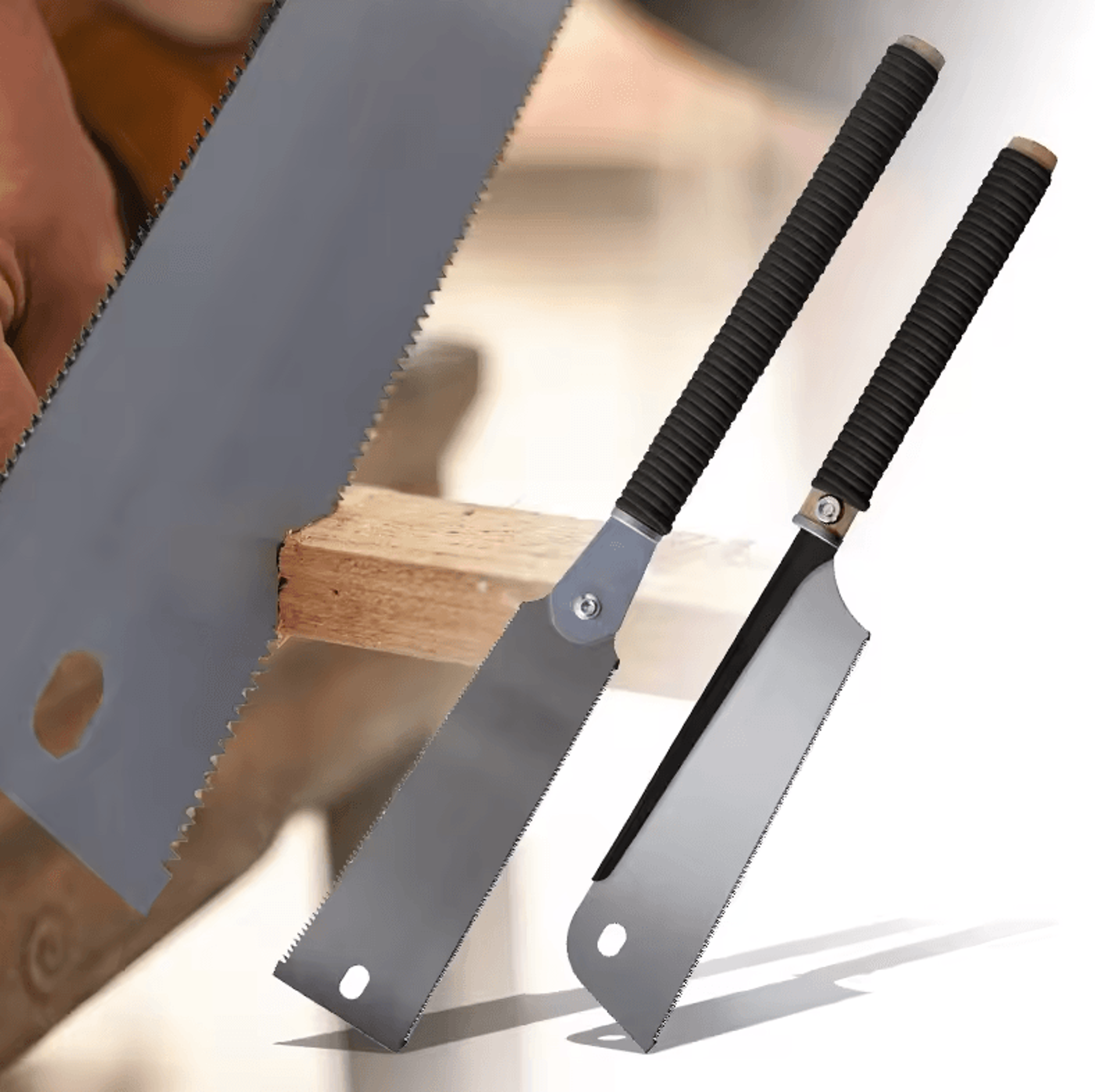 SK5 DualEdge Japanese Pull Saw  93 Flexible Blade Precision Woodworking Tool 0