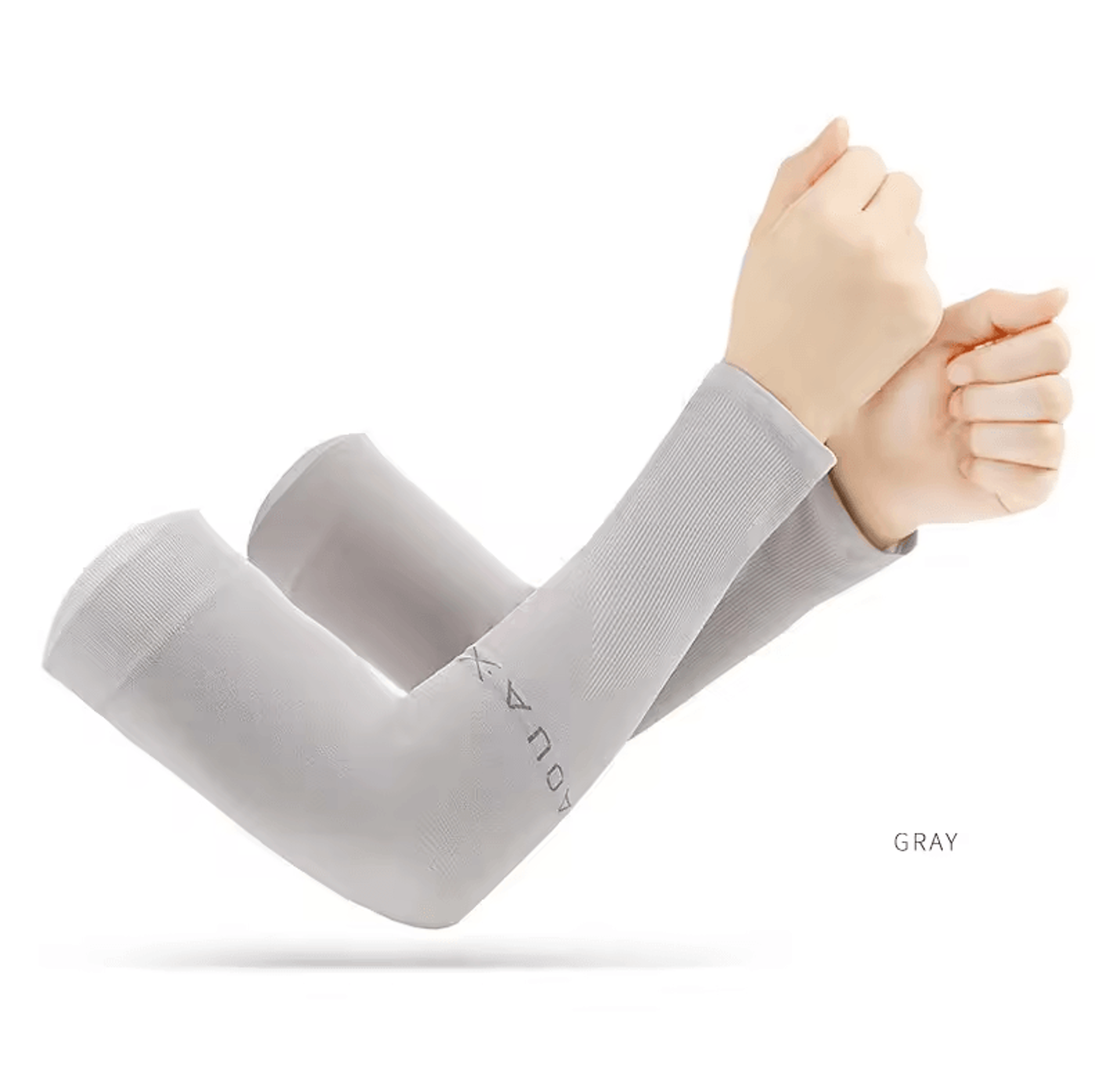 Ice Silk AntiUV Arm Sleeves  Cooling Fingerless Compression Covers For Sports  Driving 4