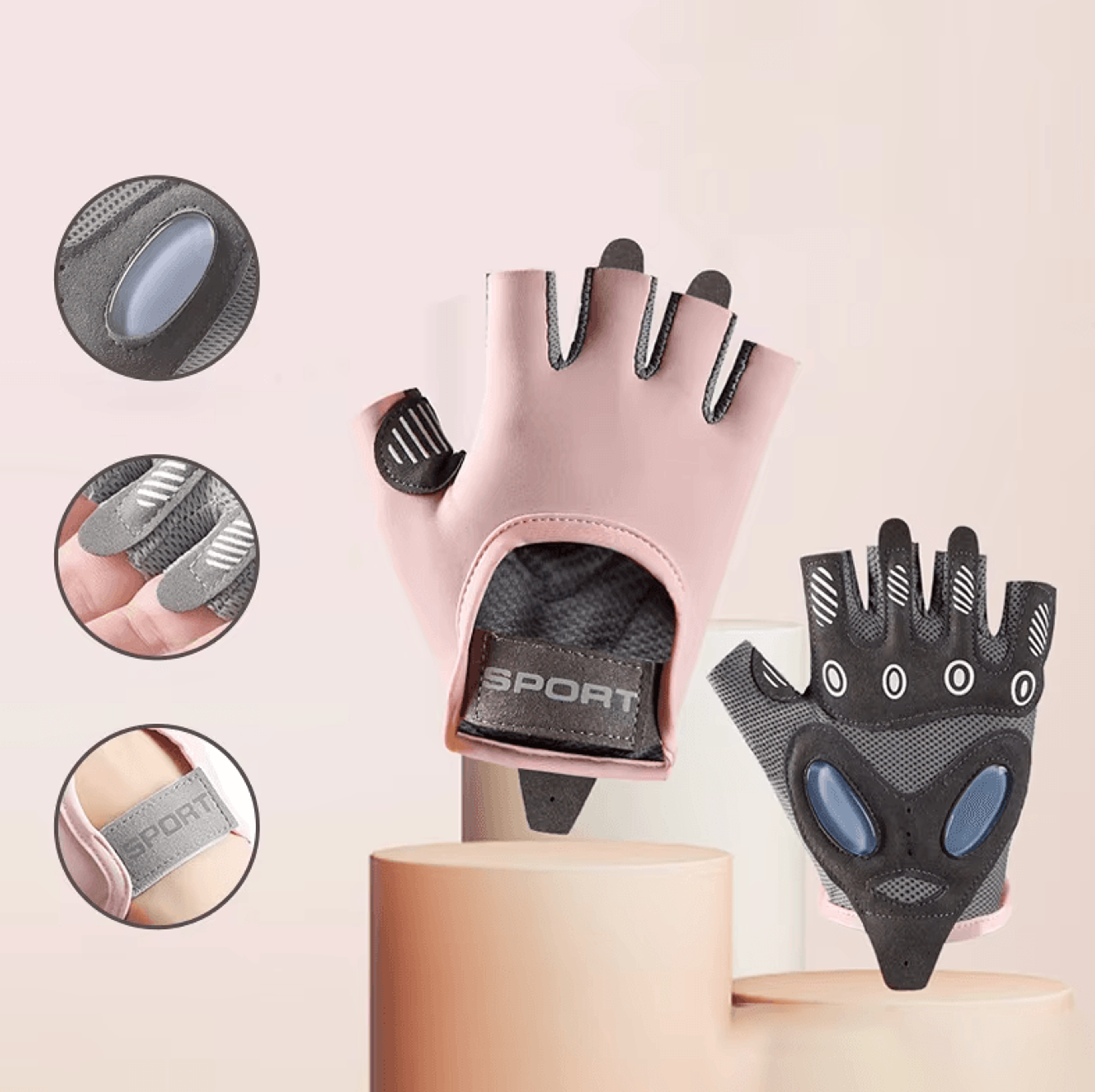 flexgrip ice silk cycling gloves – breathable anti-slip fitness gloves for summer training