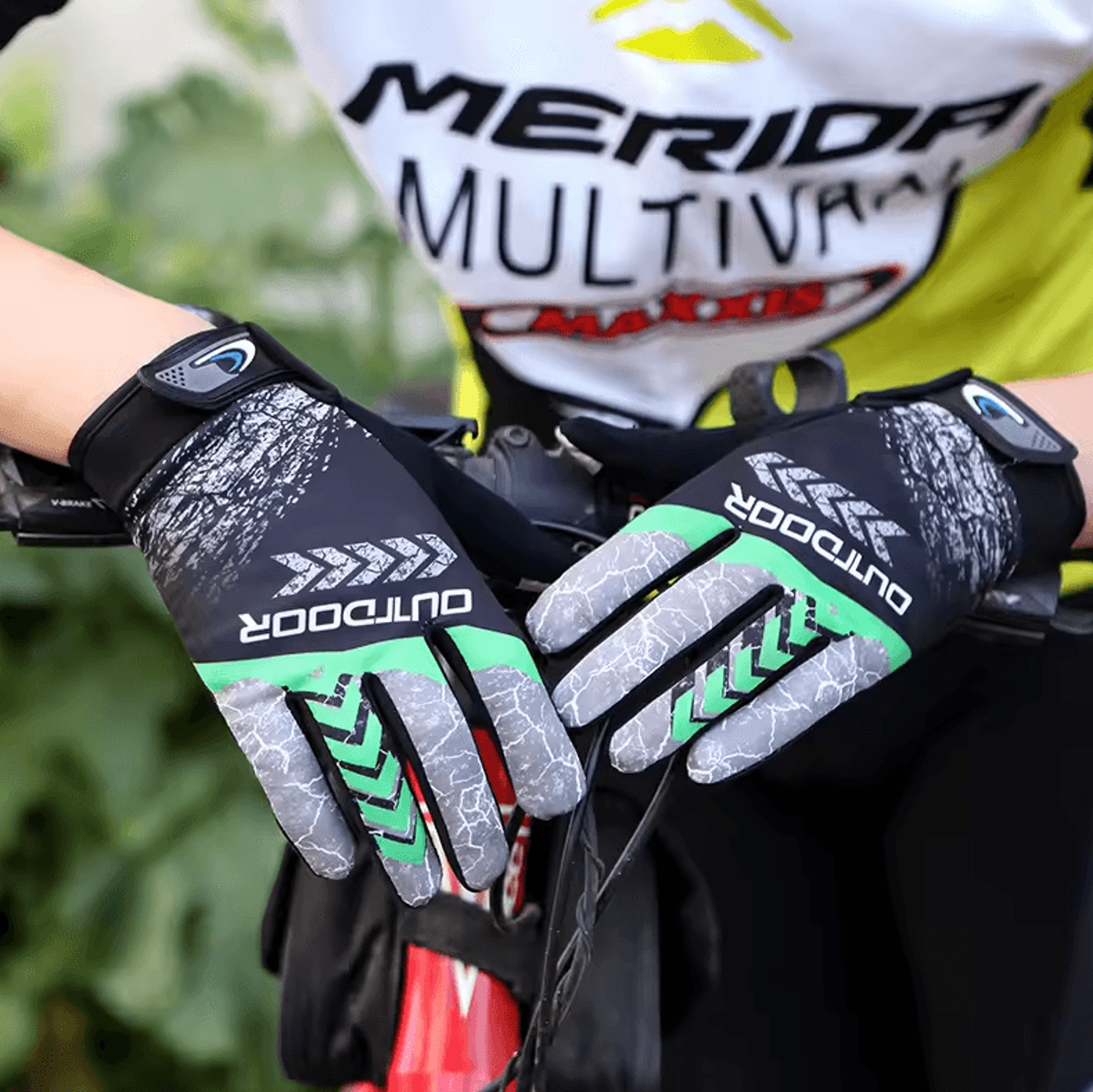 gripforce full-finger cycling gloves – anti-slip touchscreen motorcycle & outdoor adventure gloves