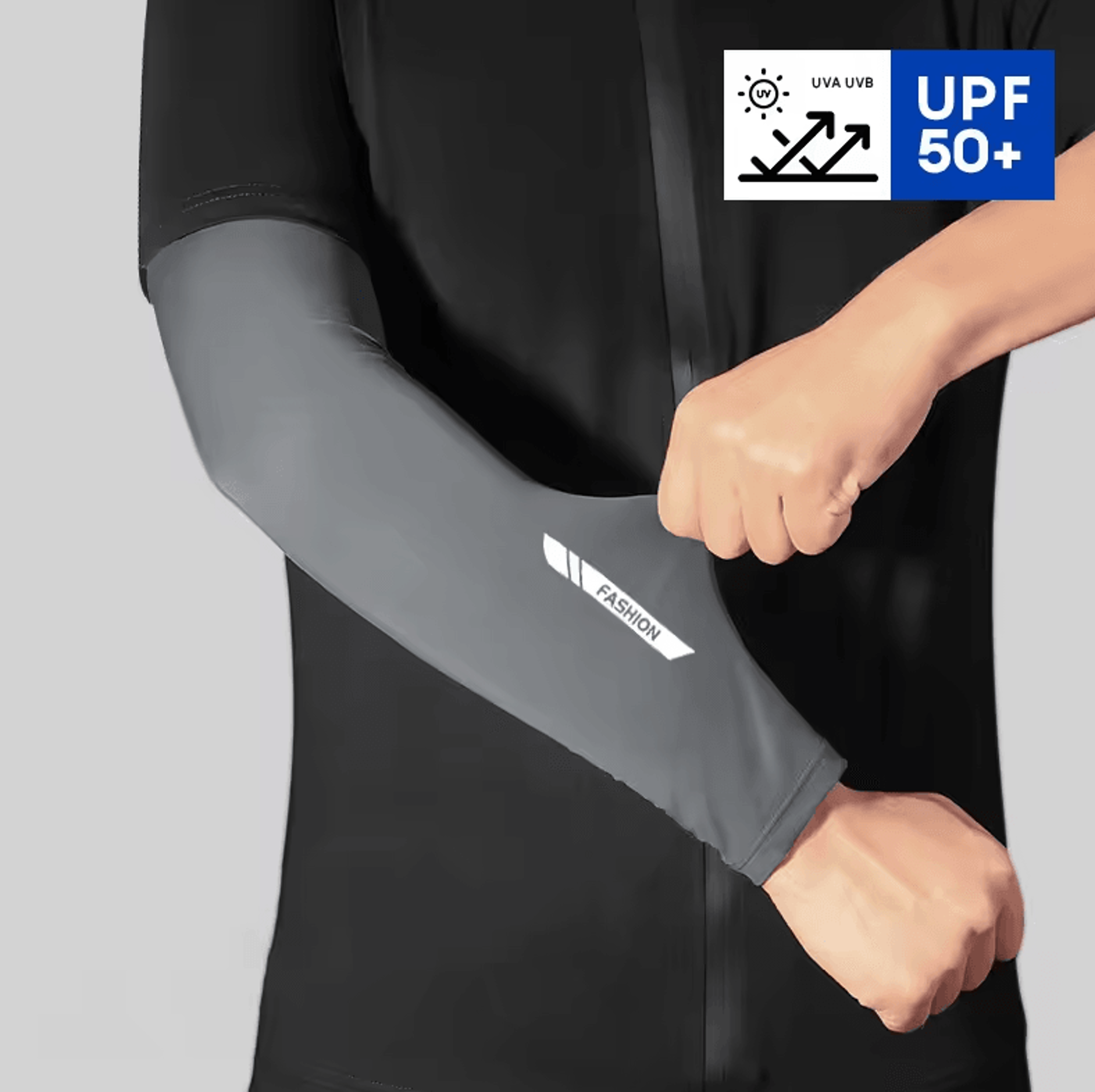 ice silk cooling arm sleeves – mens uv sun protection breathable cycling & outdoor covers