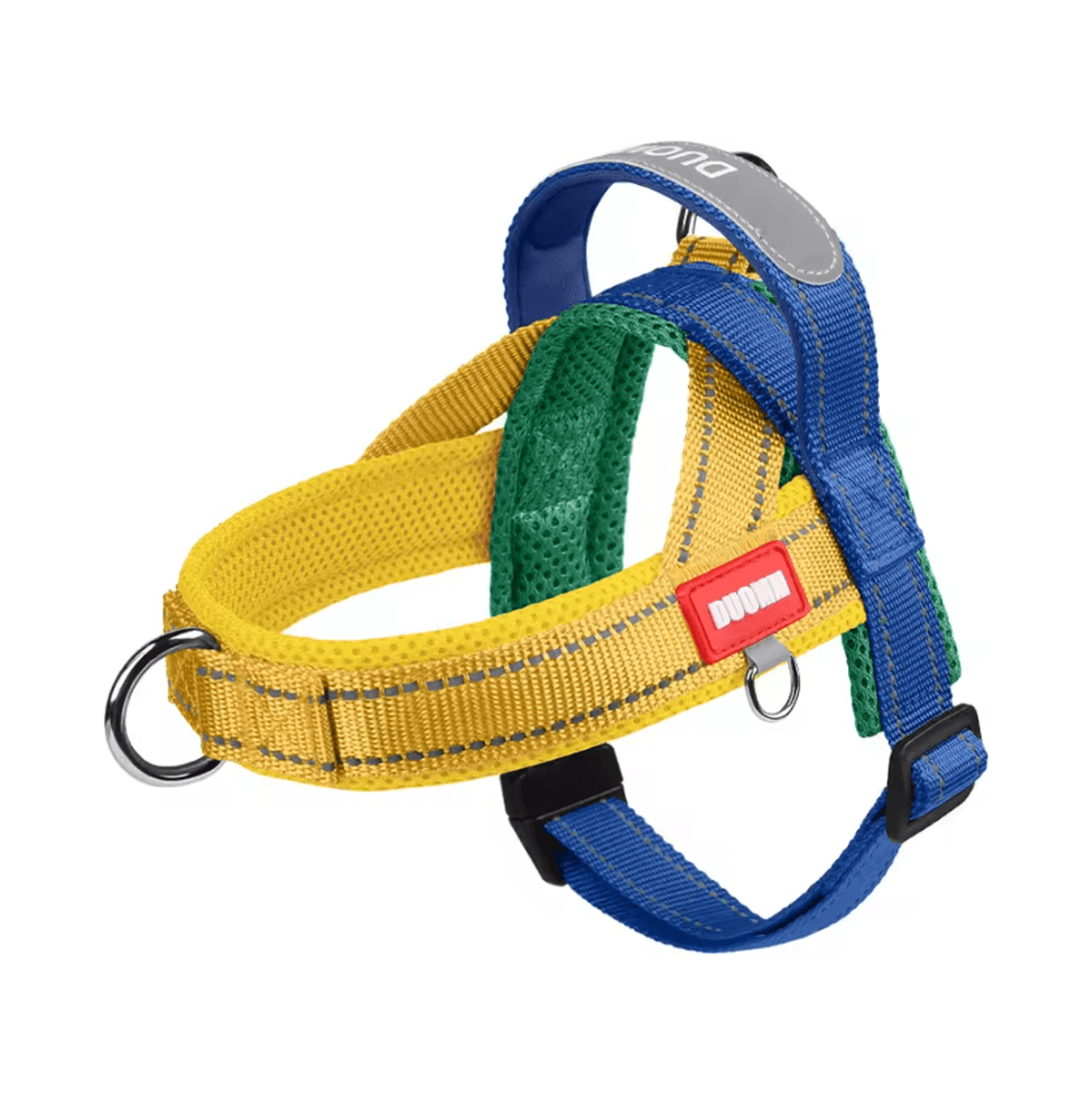 Reflective Nylon Dog Harness With Handle  Adjustable NoPull Outdoor Chest Vest 5