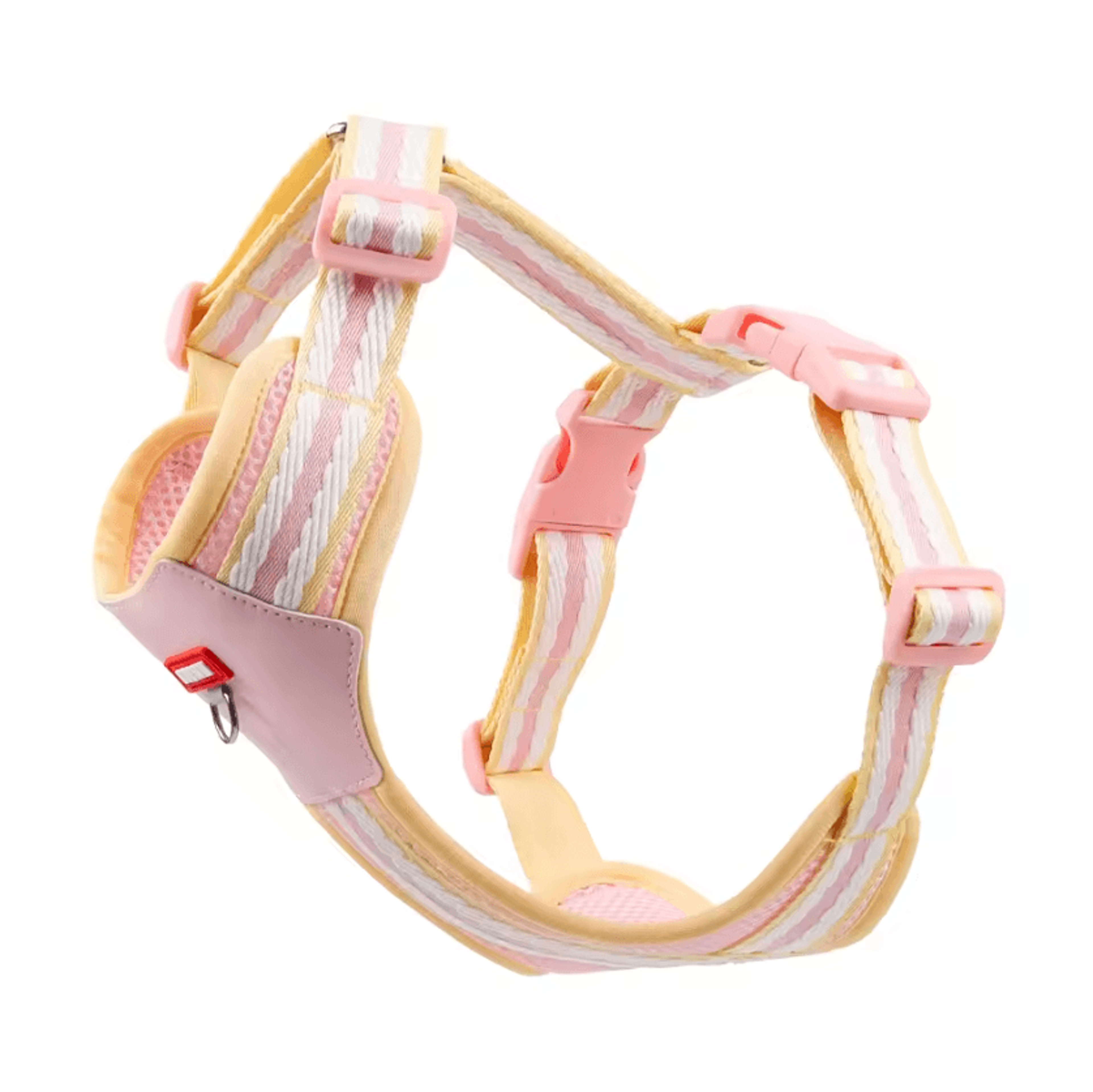 Color Block Mesh Dog Harness  Leash Set  Breathable Reflective Vest With Handle For Small Dogs 1