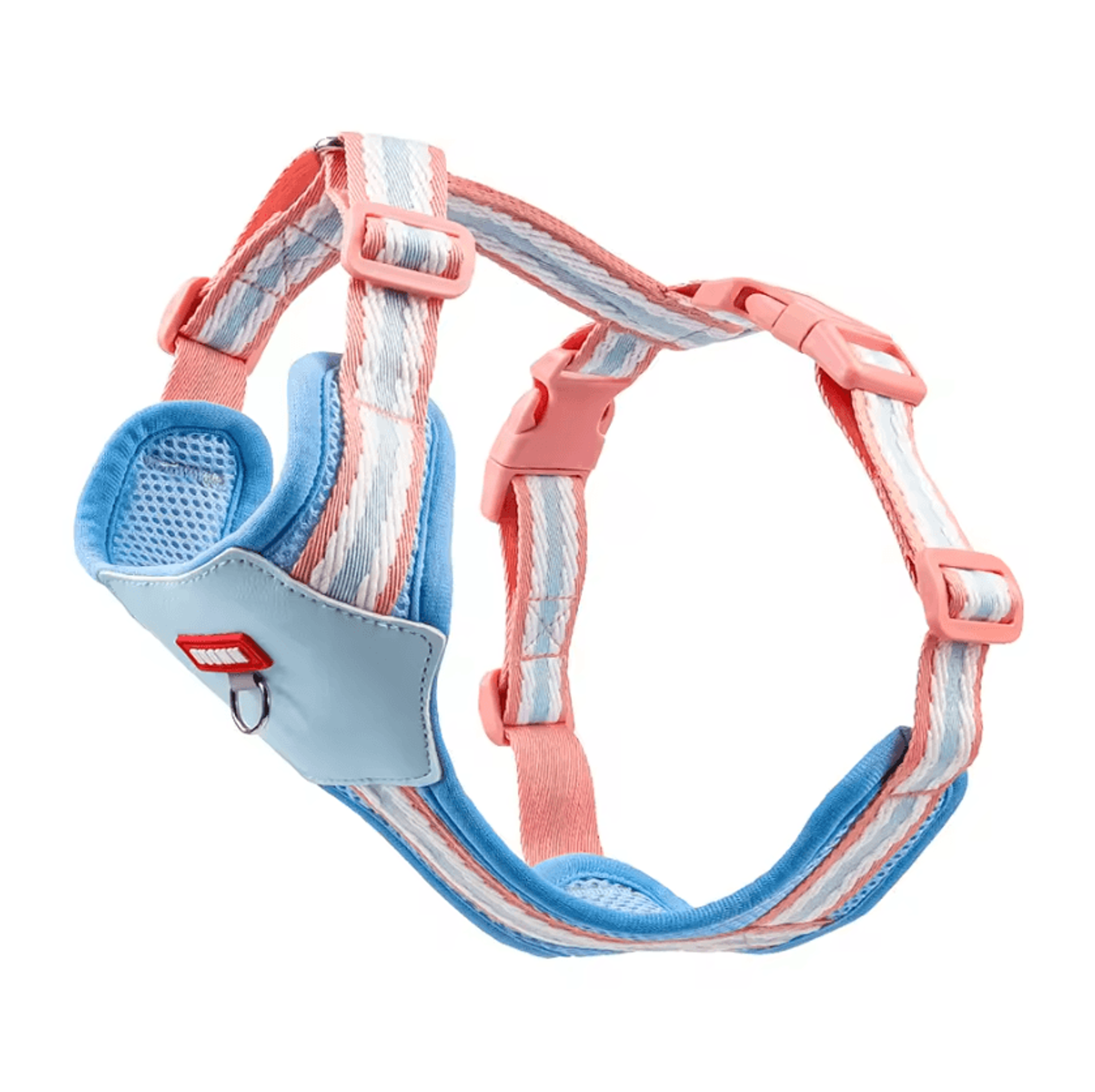 Color Block Mesh Dog Harness  Leash Set  Breathable Reflective Vest With Handle For Small Dogs 2