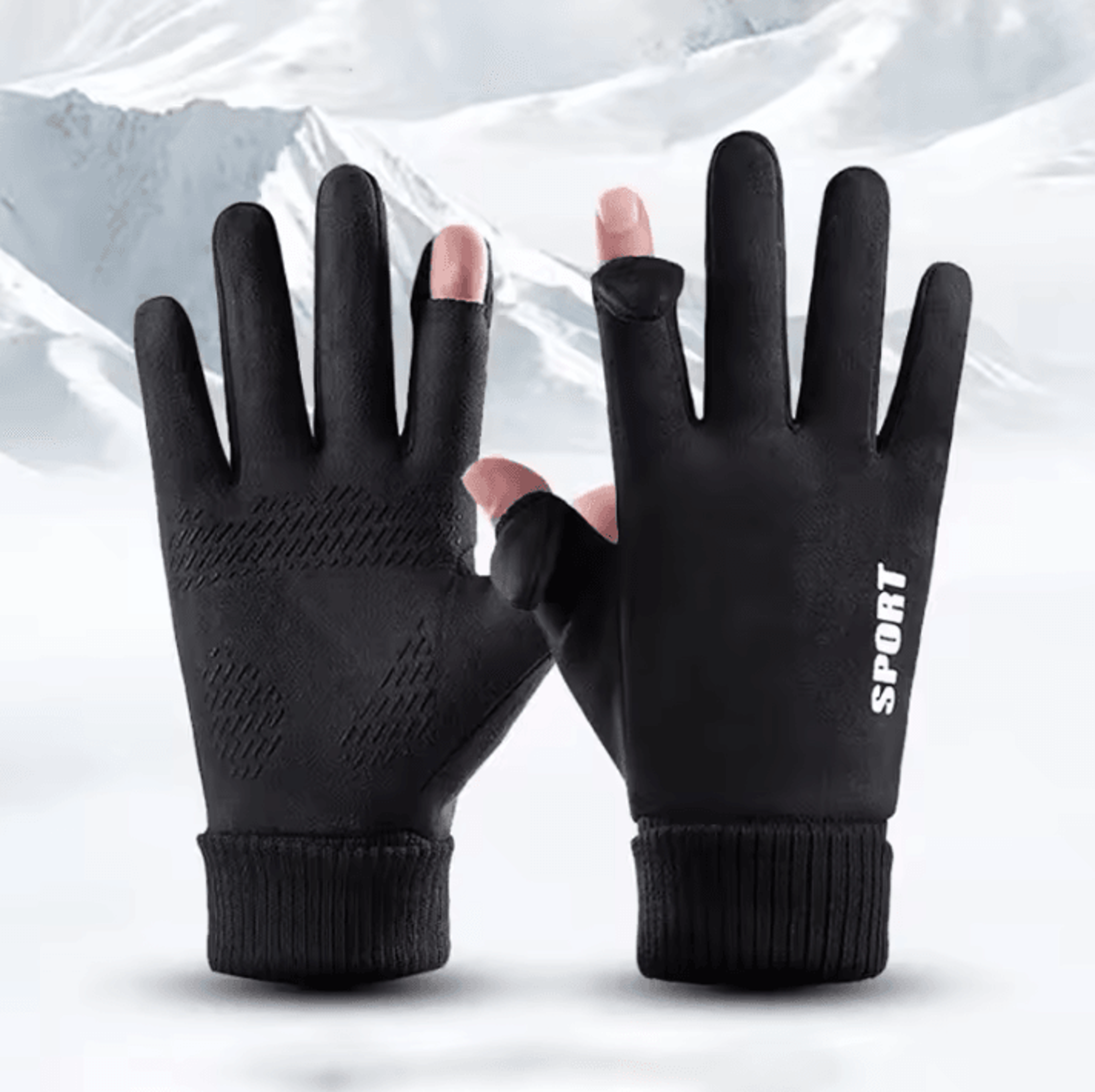 thermogrip touchscreen cycling gloves for winter riding & outdoor use