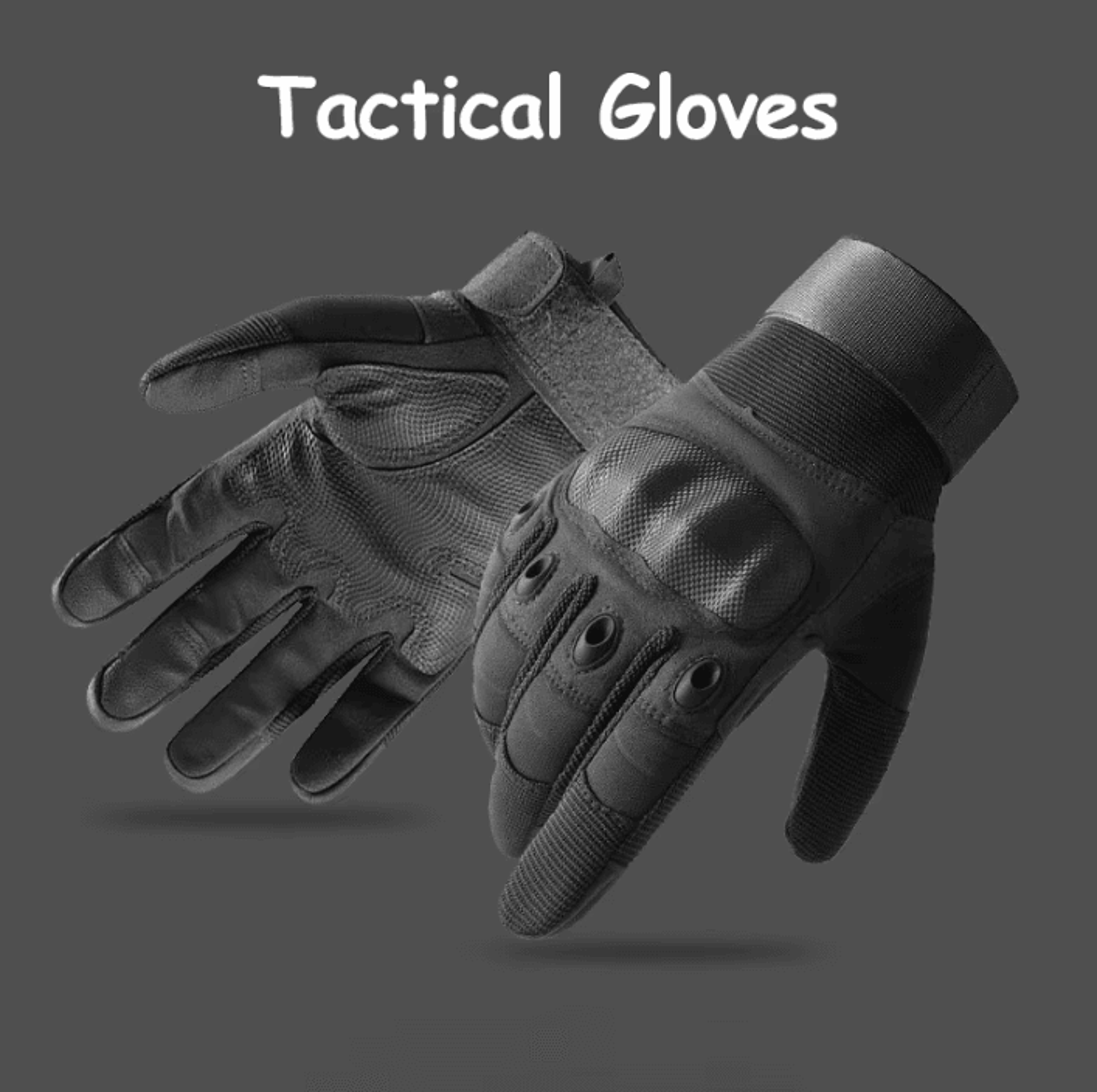 CarbonShield Tactical Touchscreen Gloves  Hard Knuckle Protection Cycling  Combat Gloves 0