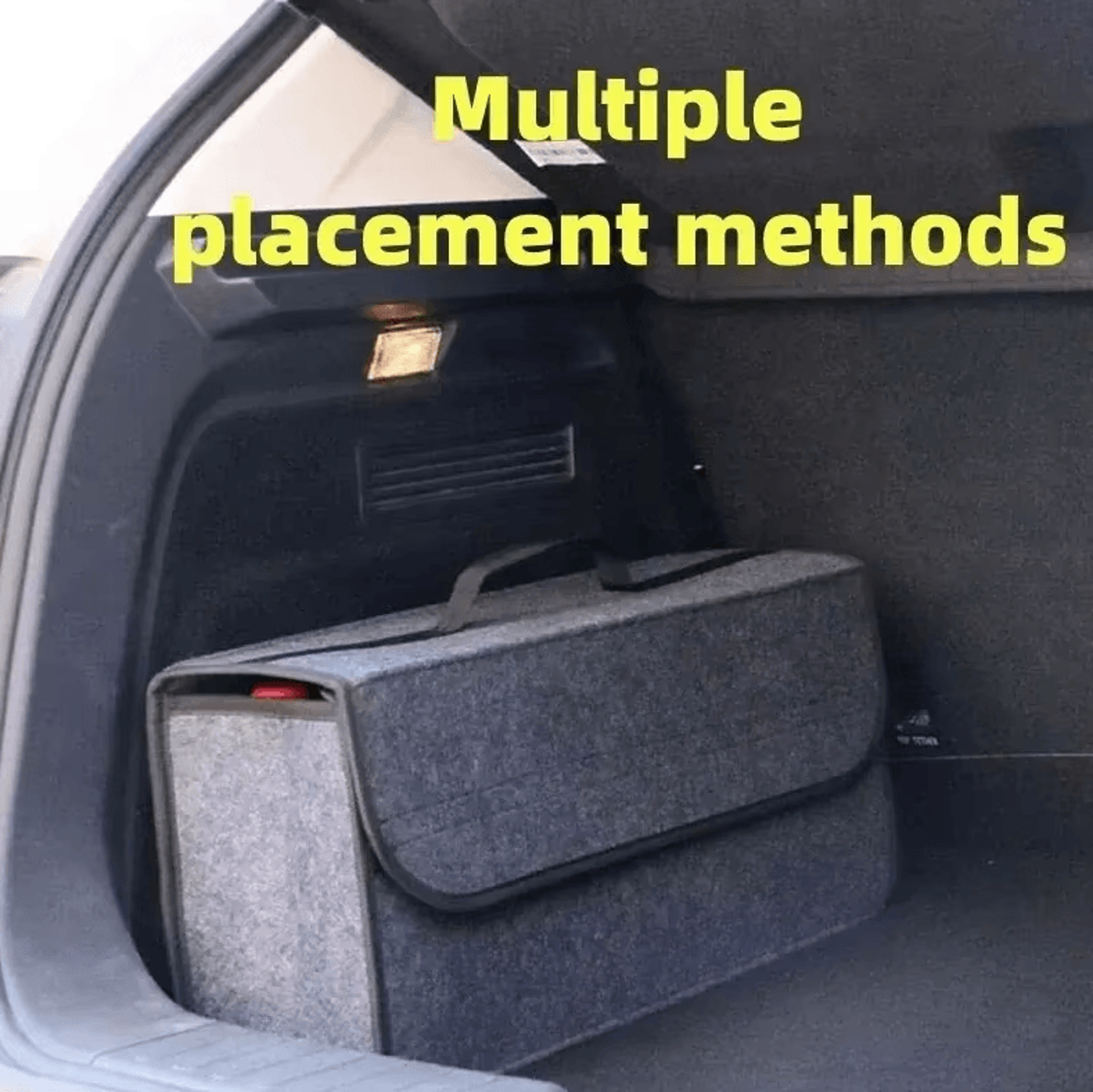 Universal Felt Car Trunk Organizer  Boot Storage Bag 0