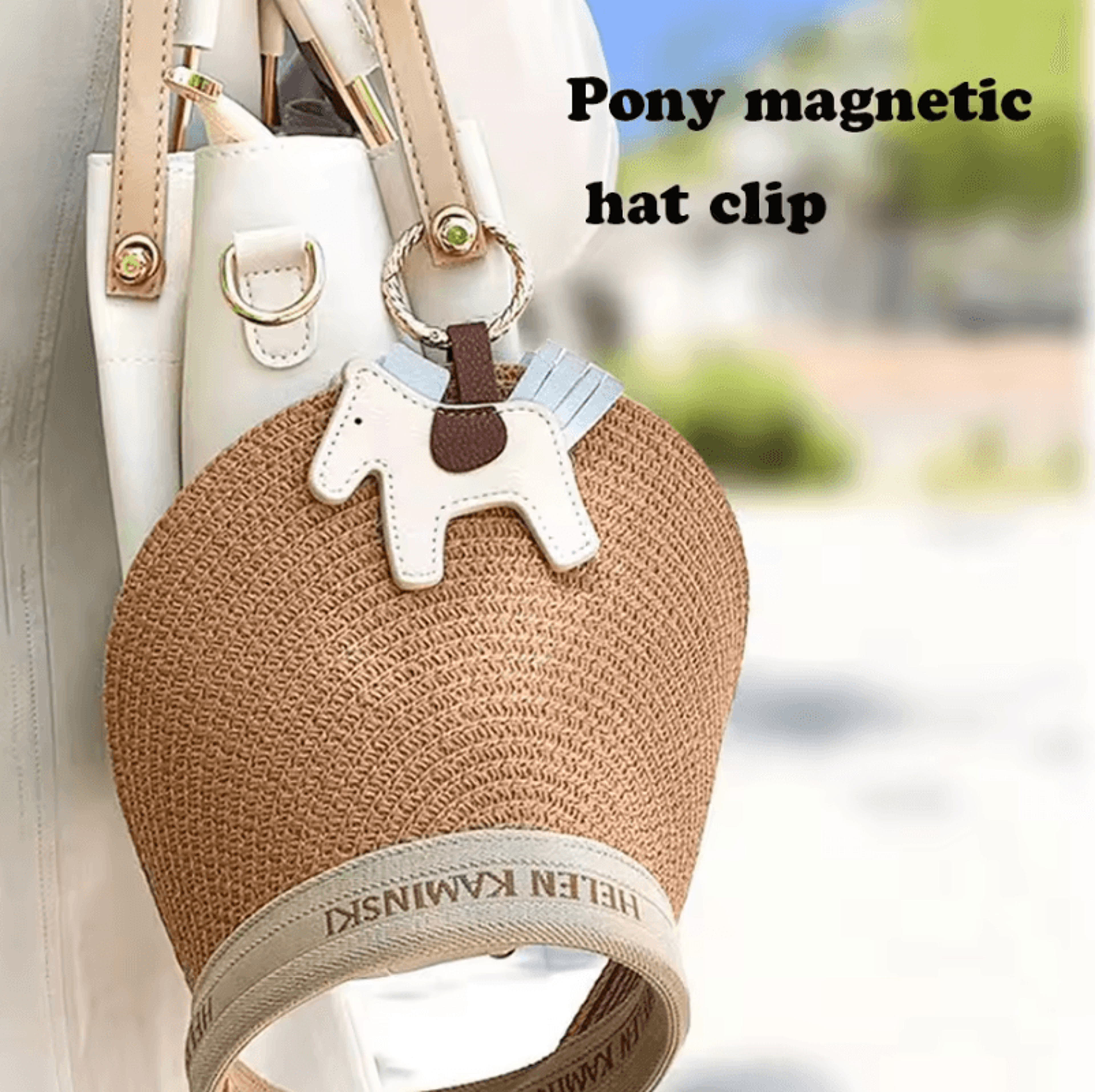 travelgrip magnetic leather hat clip holder