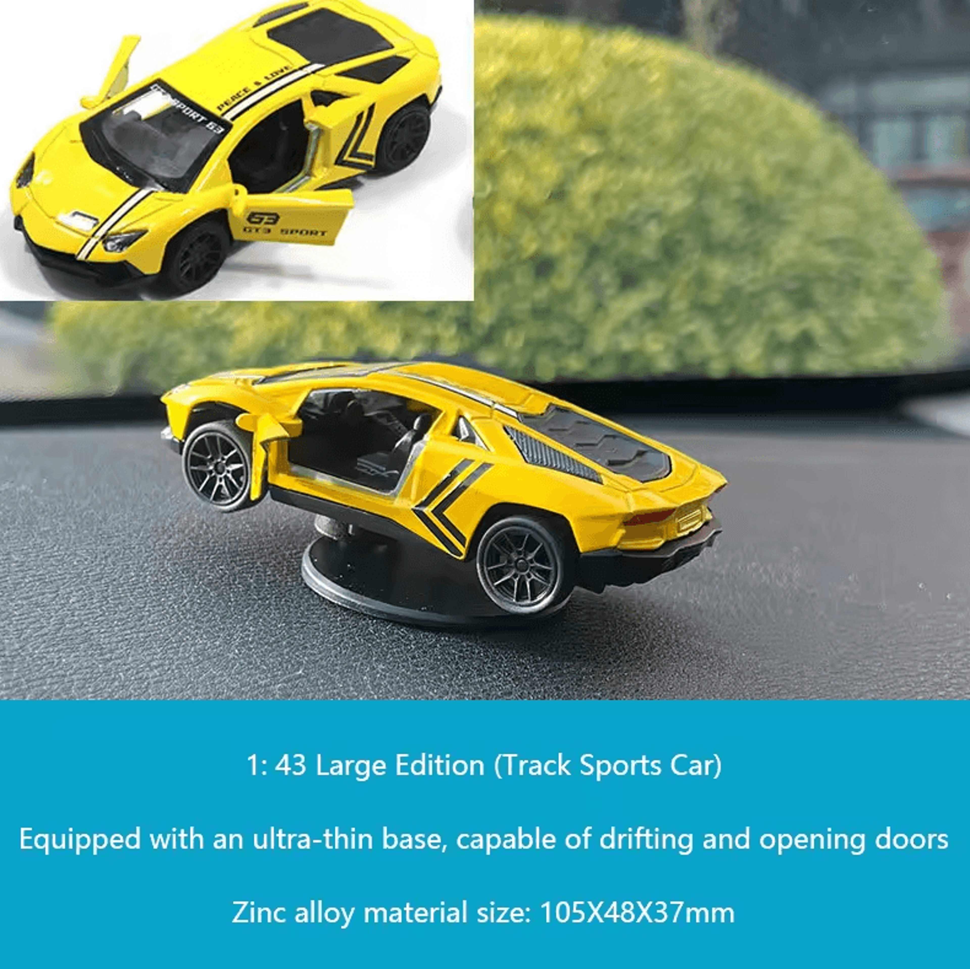 Drift Motion Racing Car Dashboard Ornament For Car Enthusiasts 4